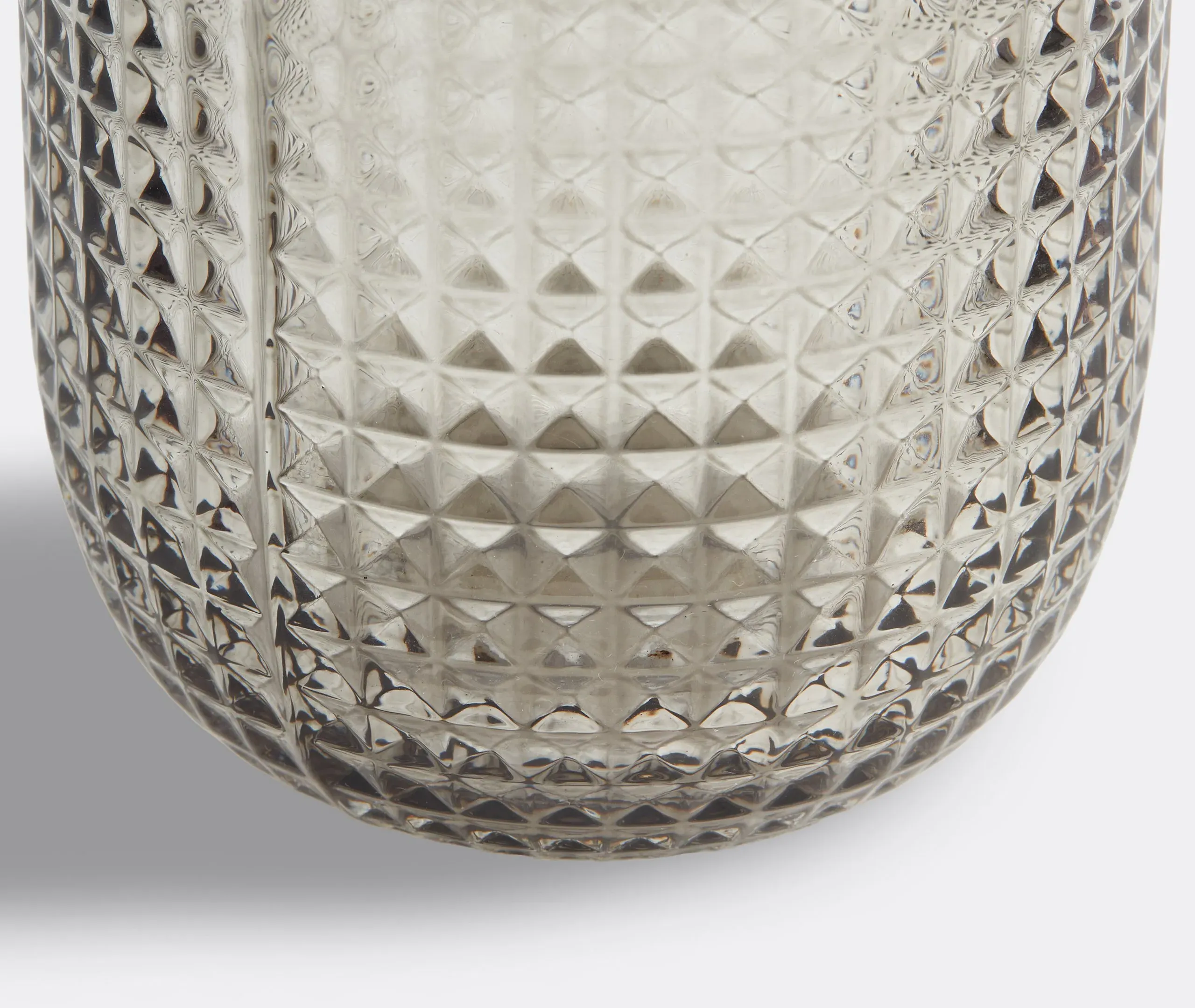 Rooftop Tumbler Set of Four - Light Grey, Glass