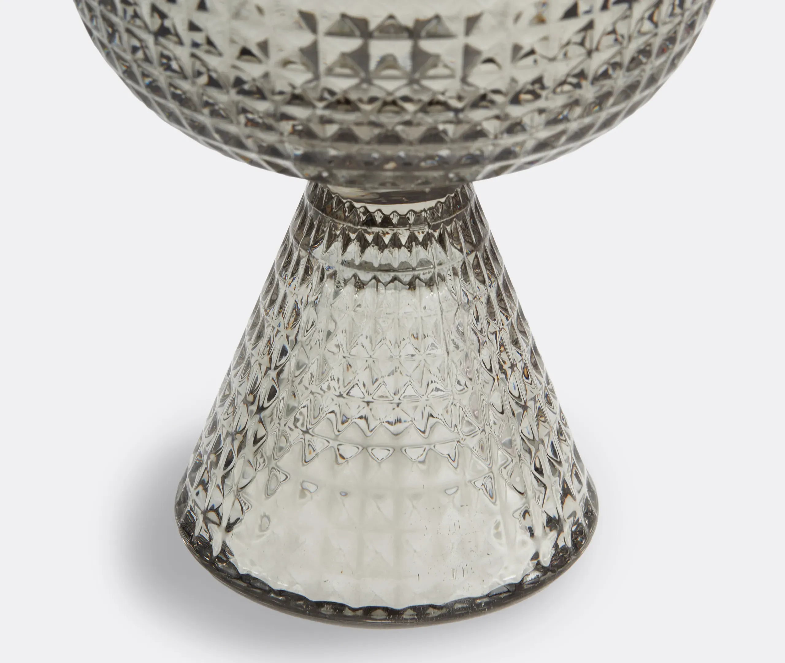 Rooftop Wine Glass Set of Four - Light Grey