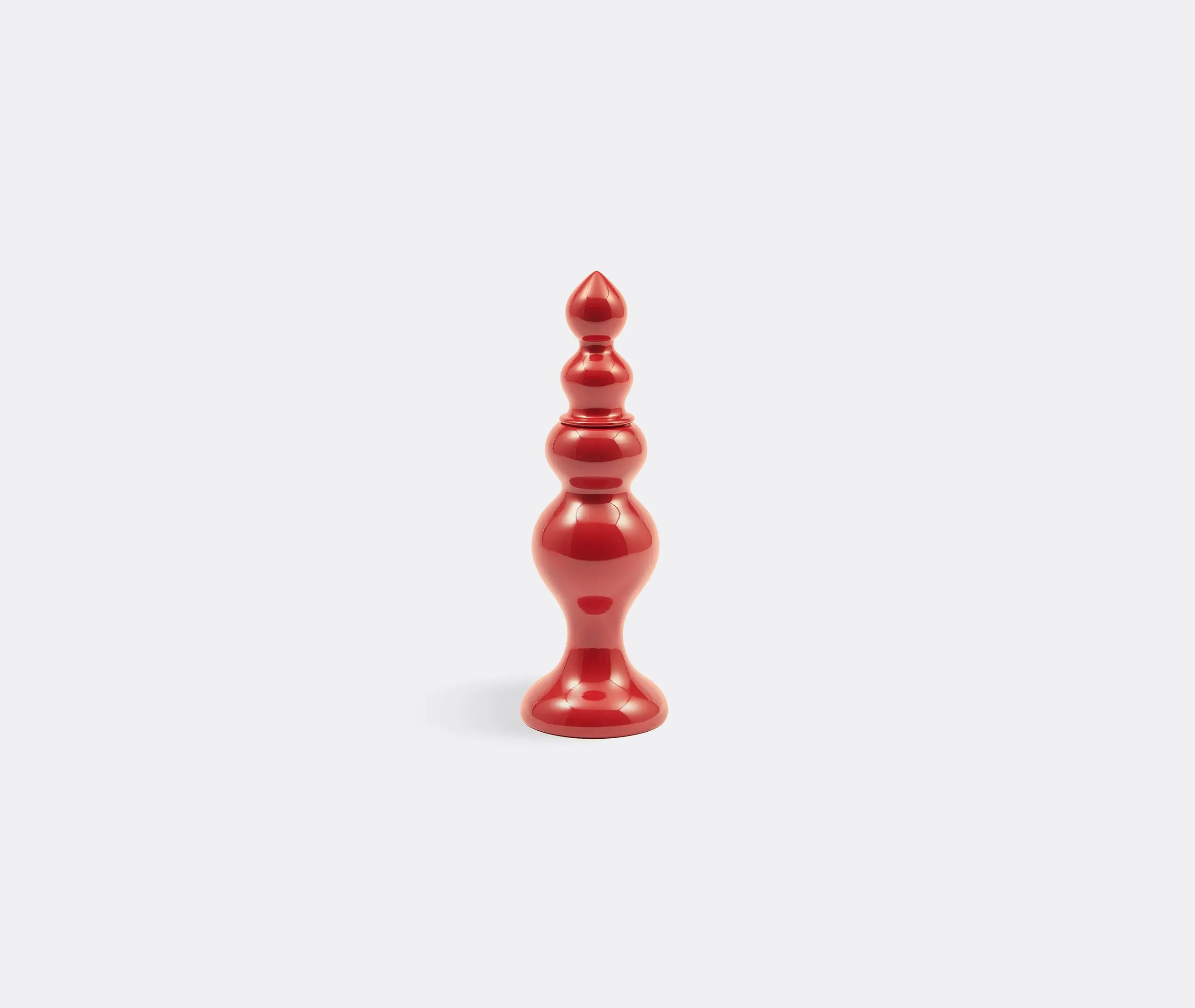 Salt & Pepper Grinder Set - Coral Red, Wood image