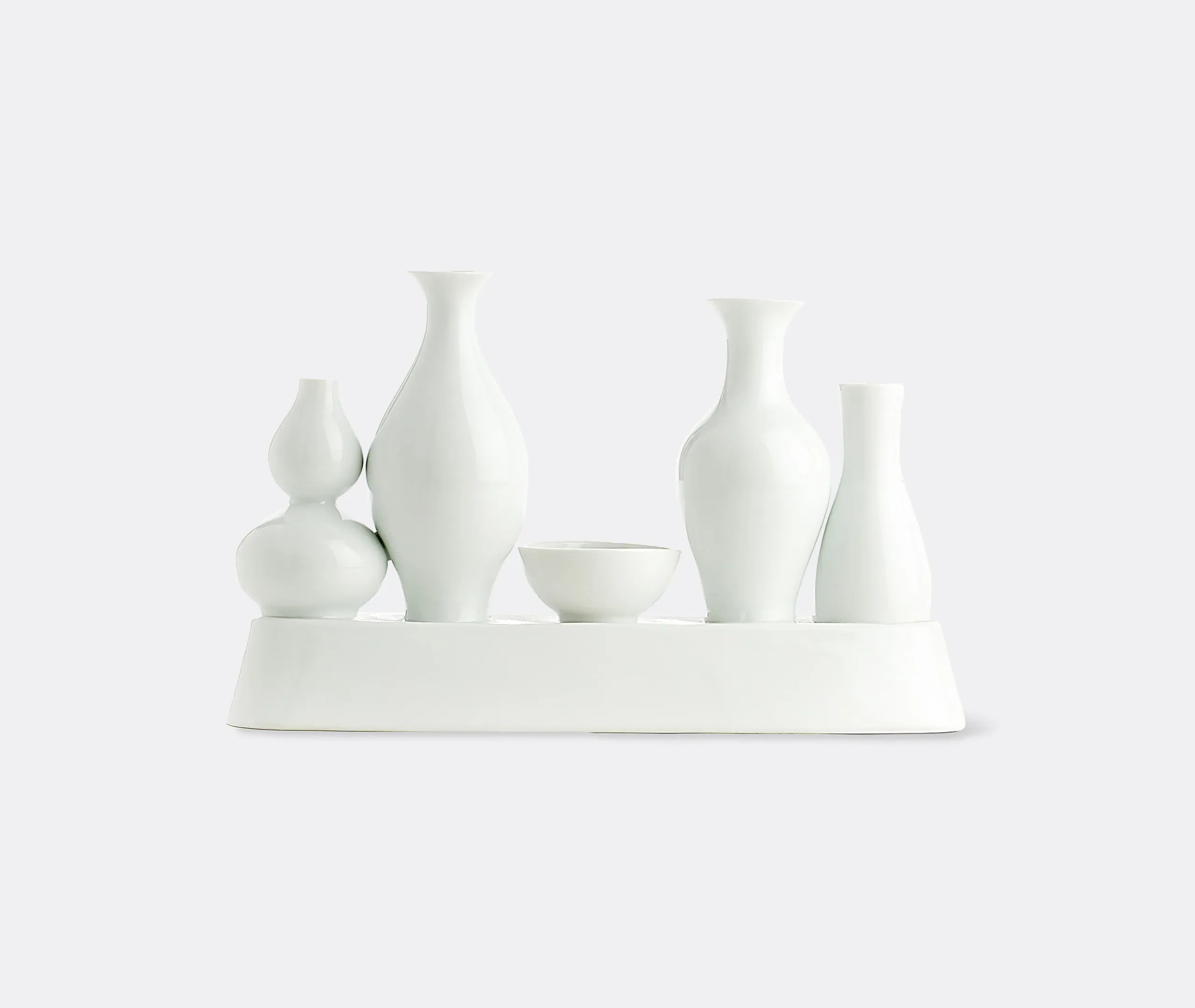 Shanghai Vase - White, Porcelain