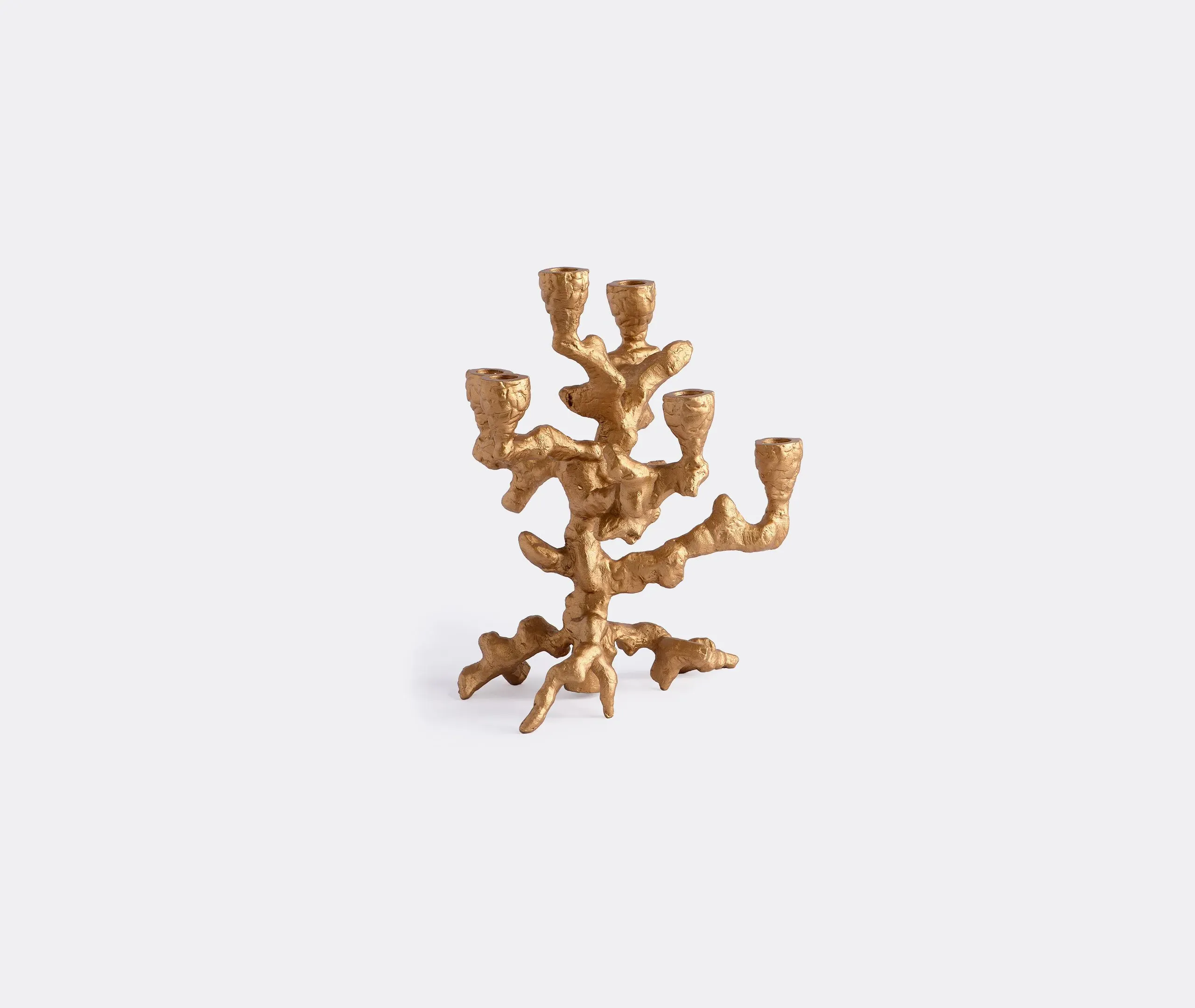 Small Apple Tree Candle Holder - Gold, Aluminium image