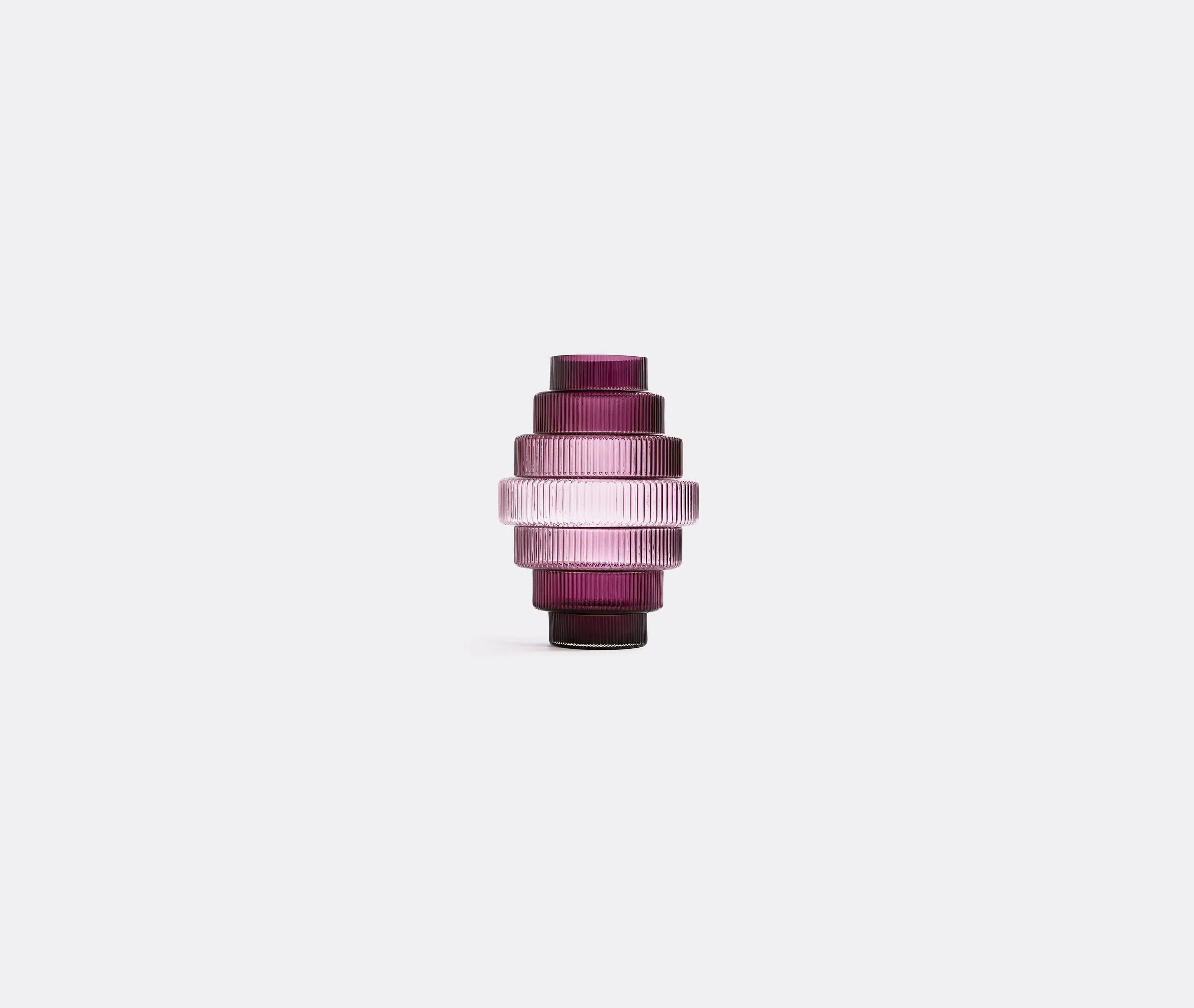 Small Steps Vase - Purple, Glass