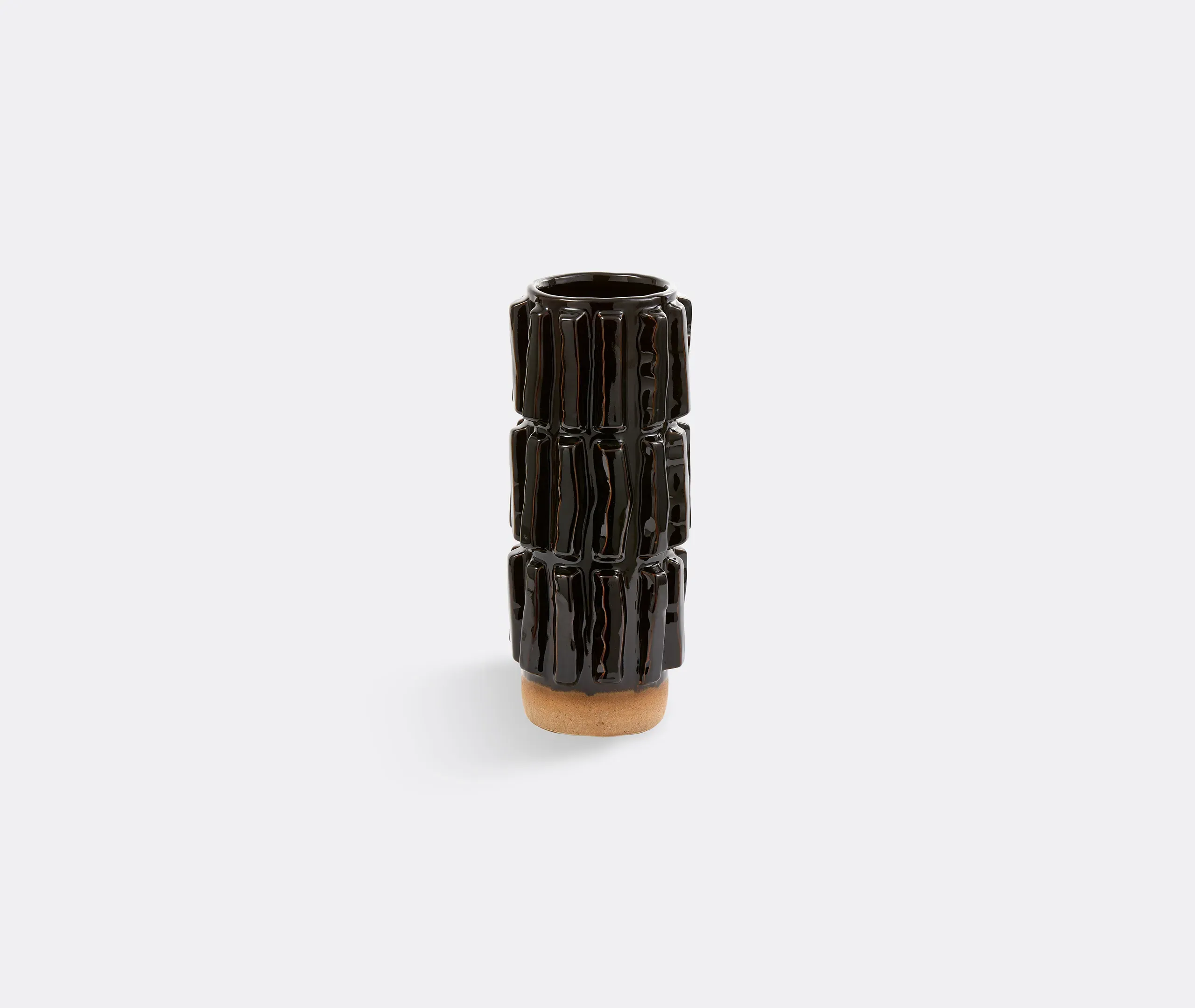 Structure Cylindrical Vase - Black product
