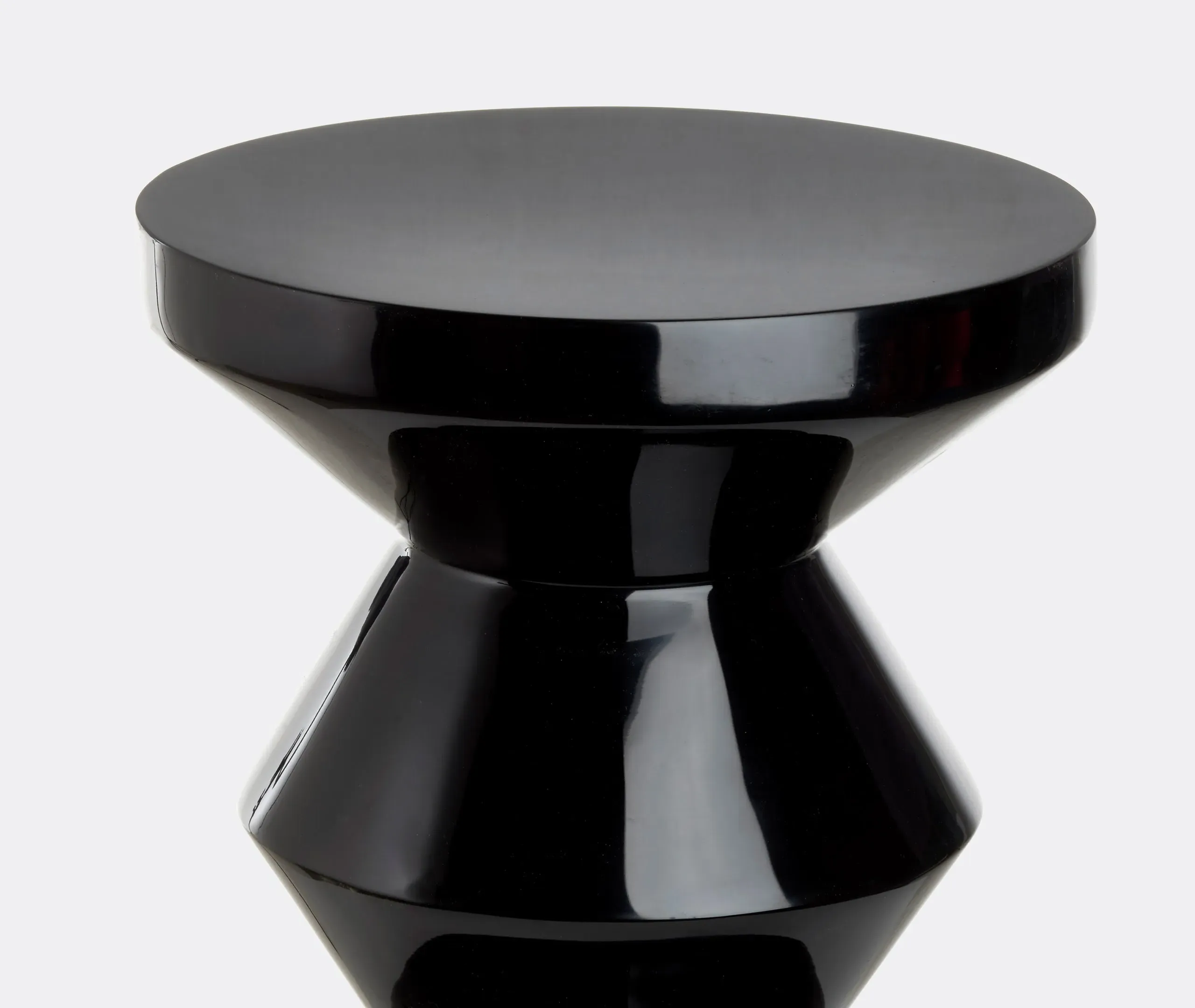 Zig Zag Stool - Black
