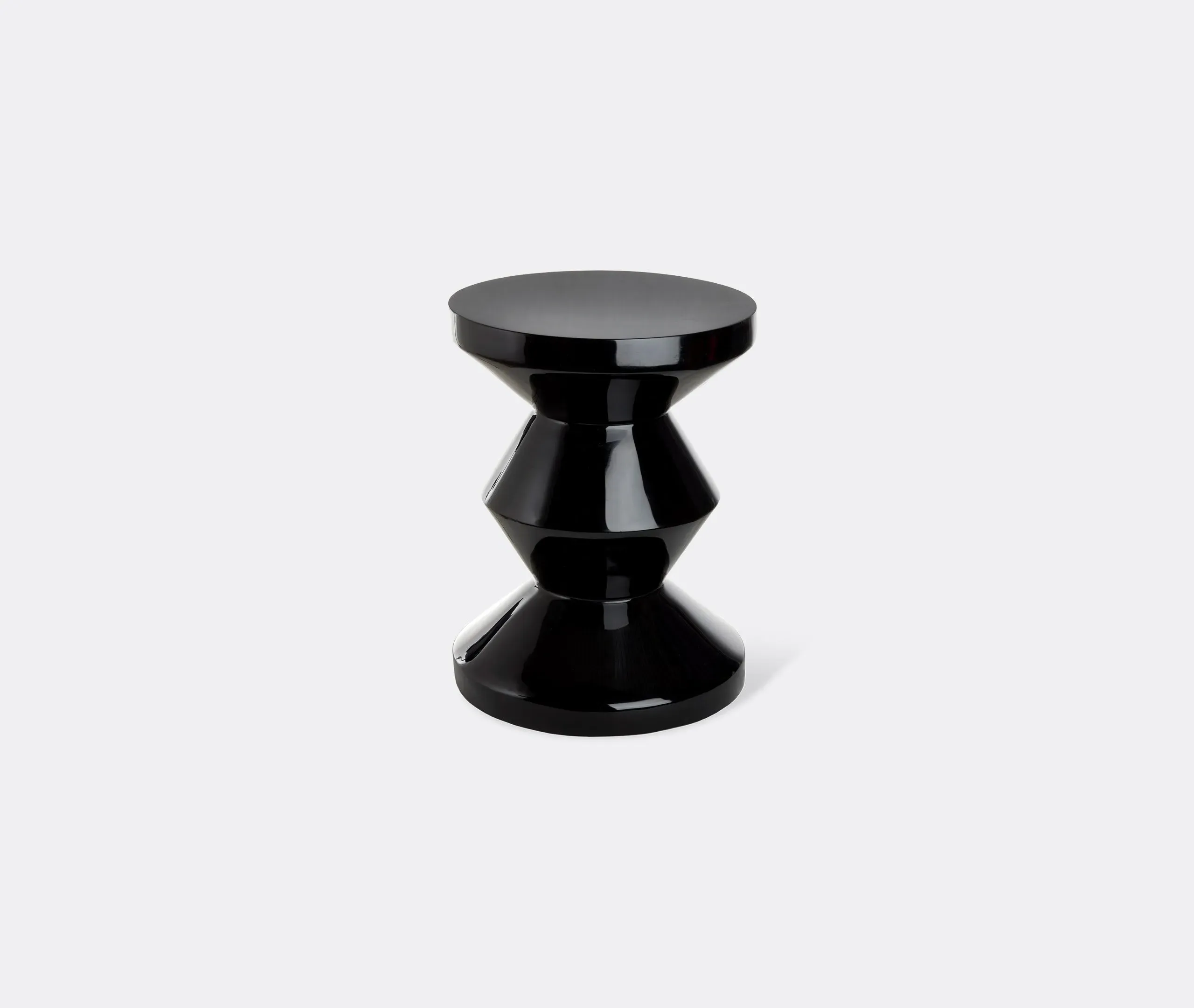 Zig Zag Stool - Black