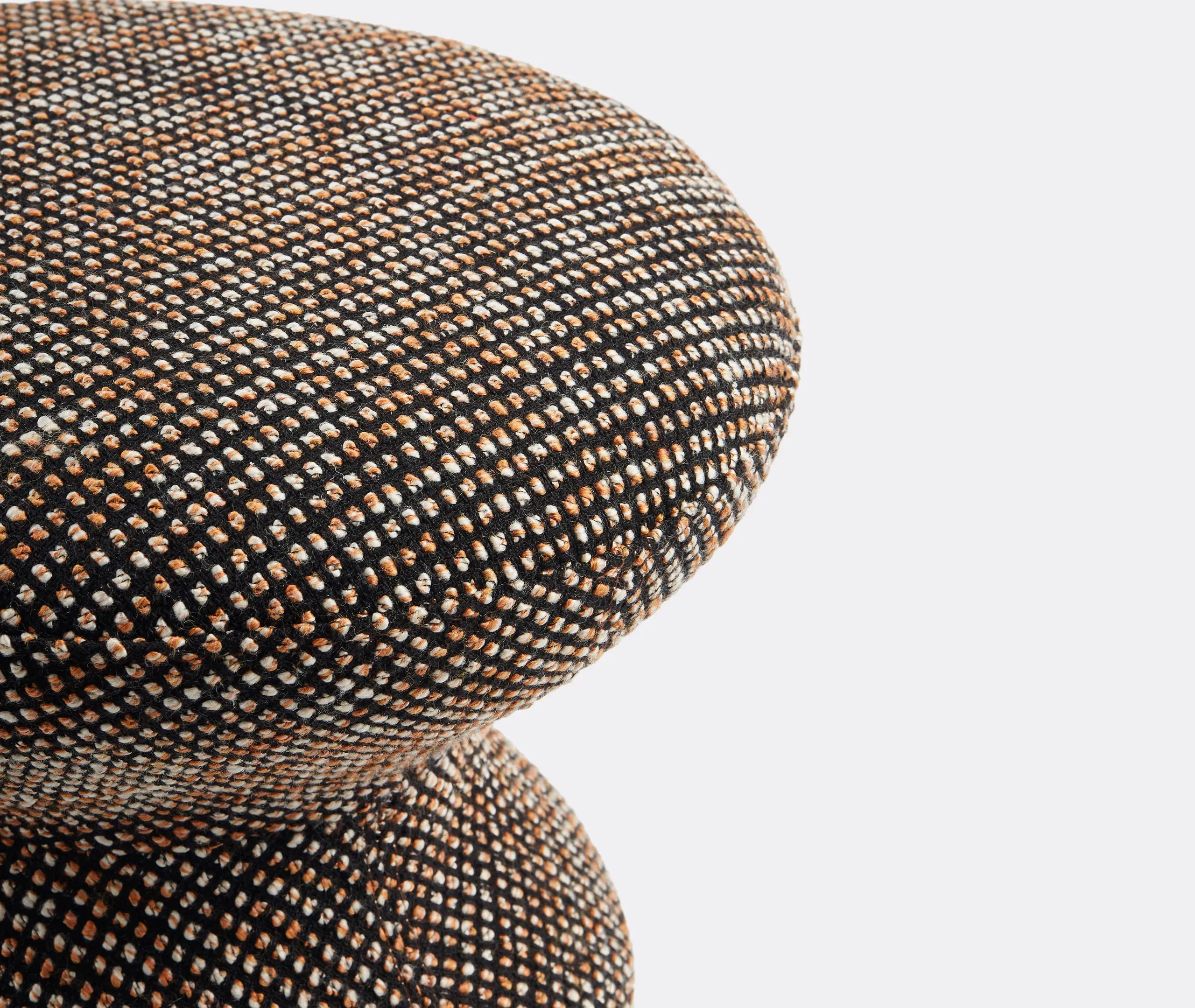 Zig Zag Stool - Brown