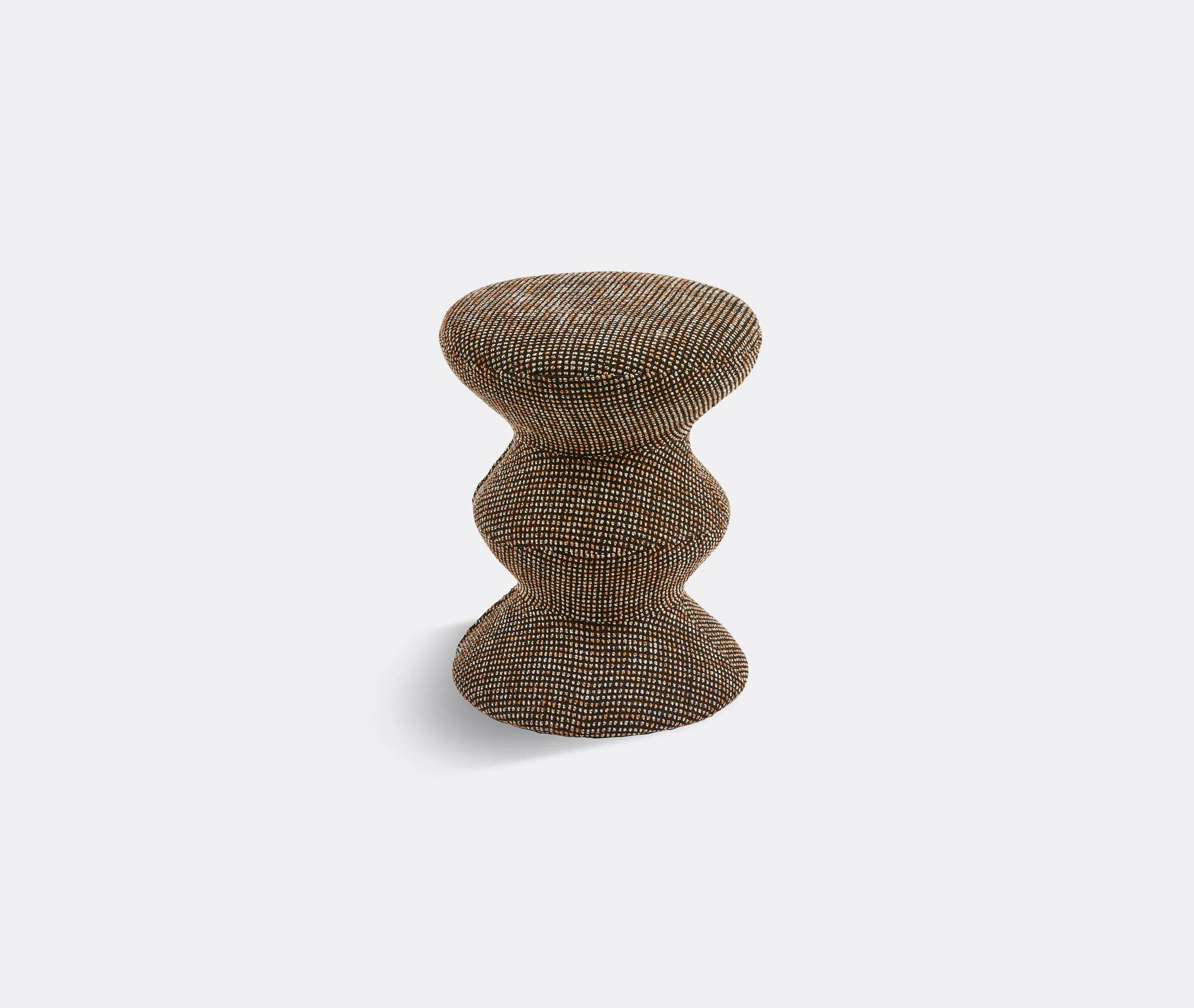 Zig Zag Stool - Brown image
