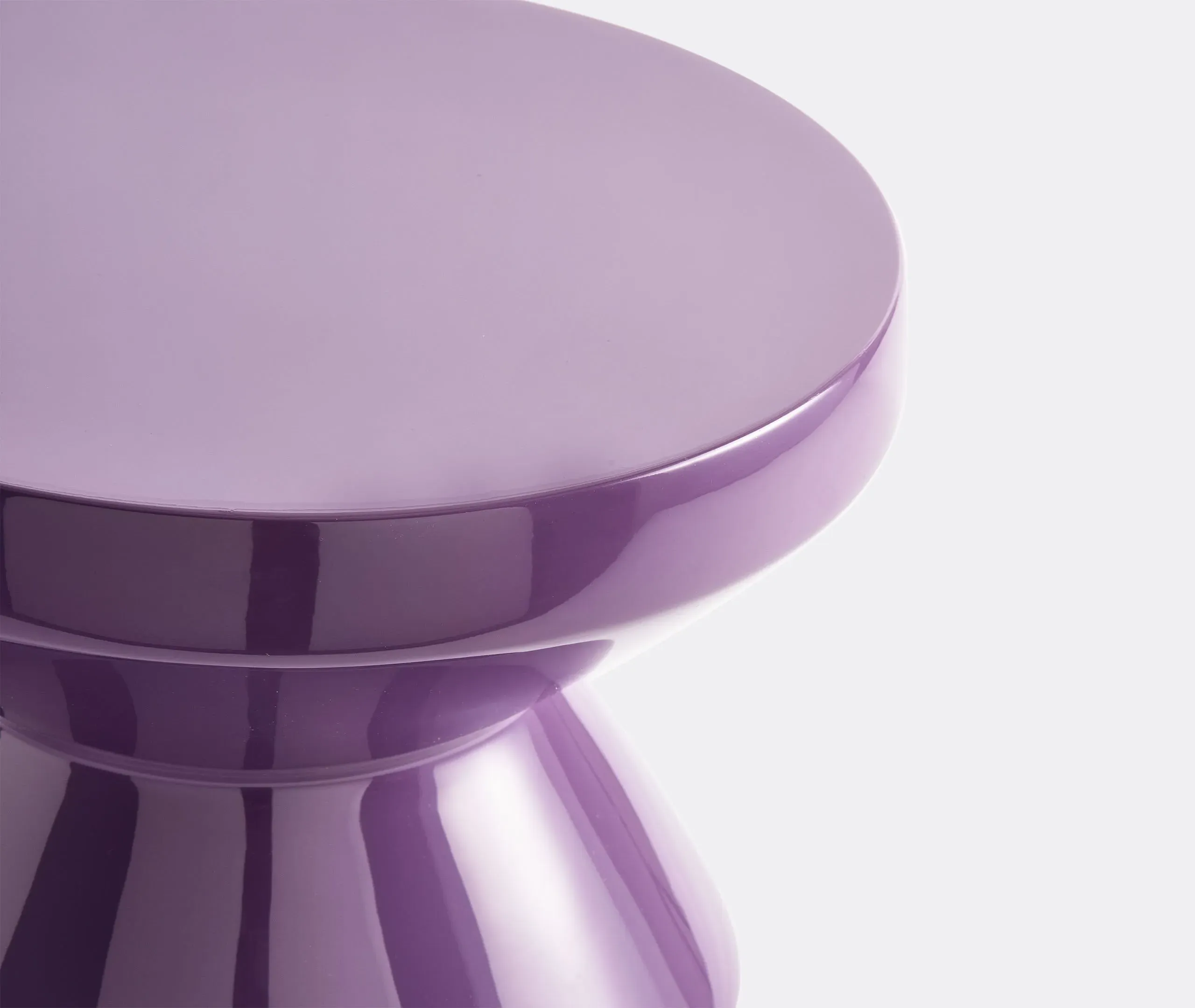 Zig Zag Stool - Dark Purple