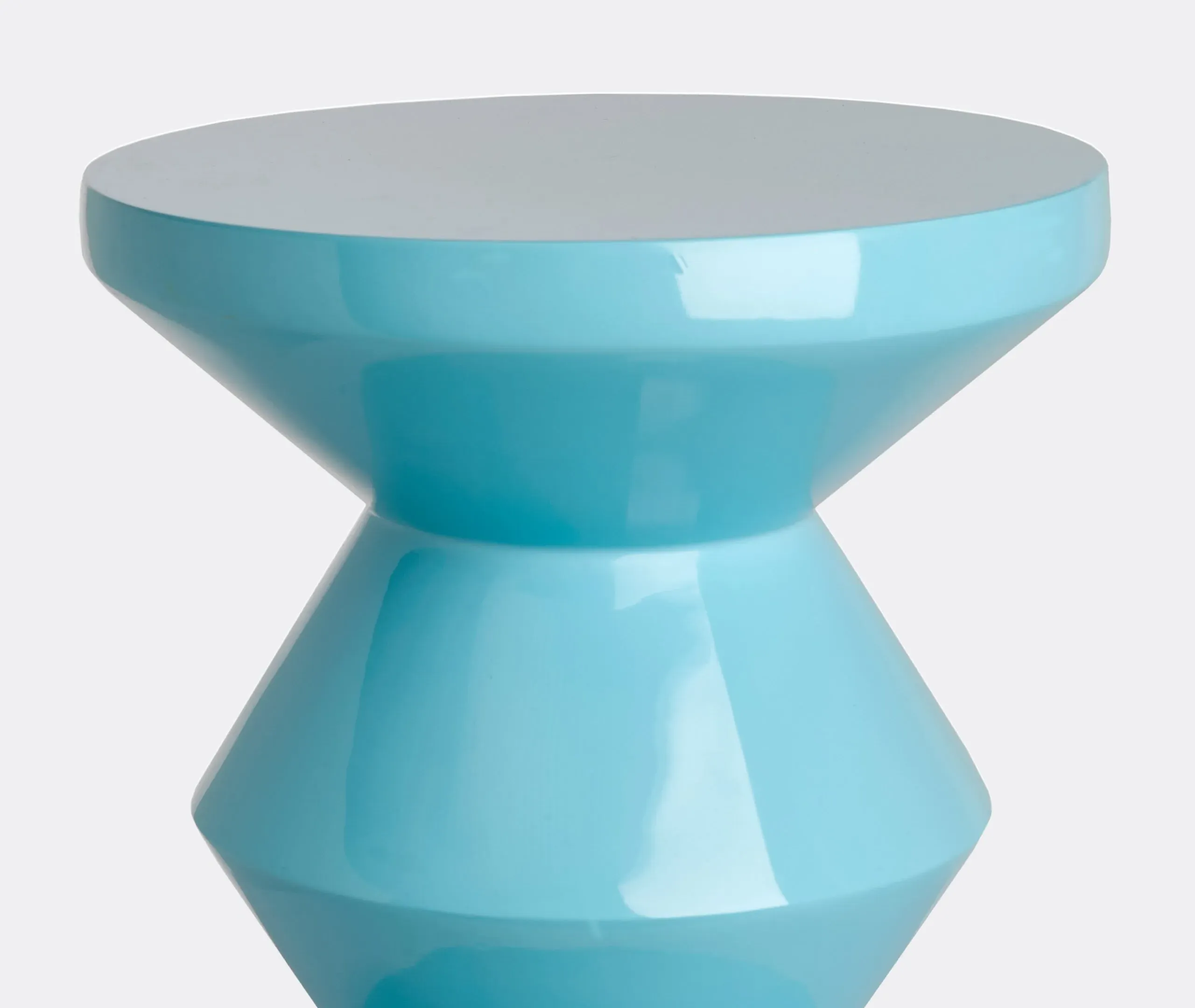 Zig Zag Stool - Light Blue