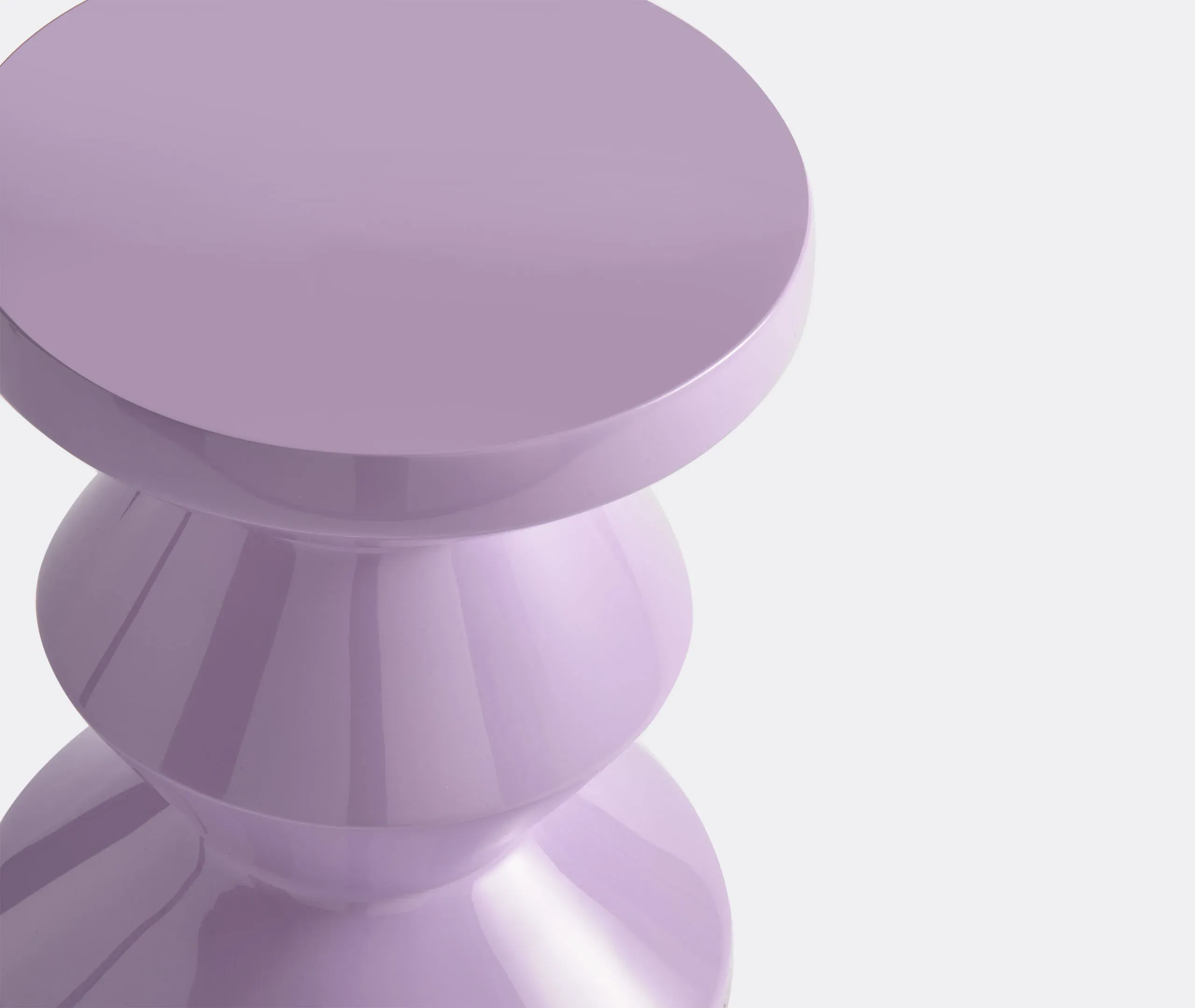 Zig Zag Stool - Lilac