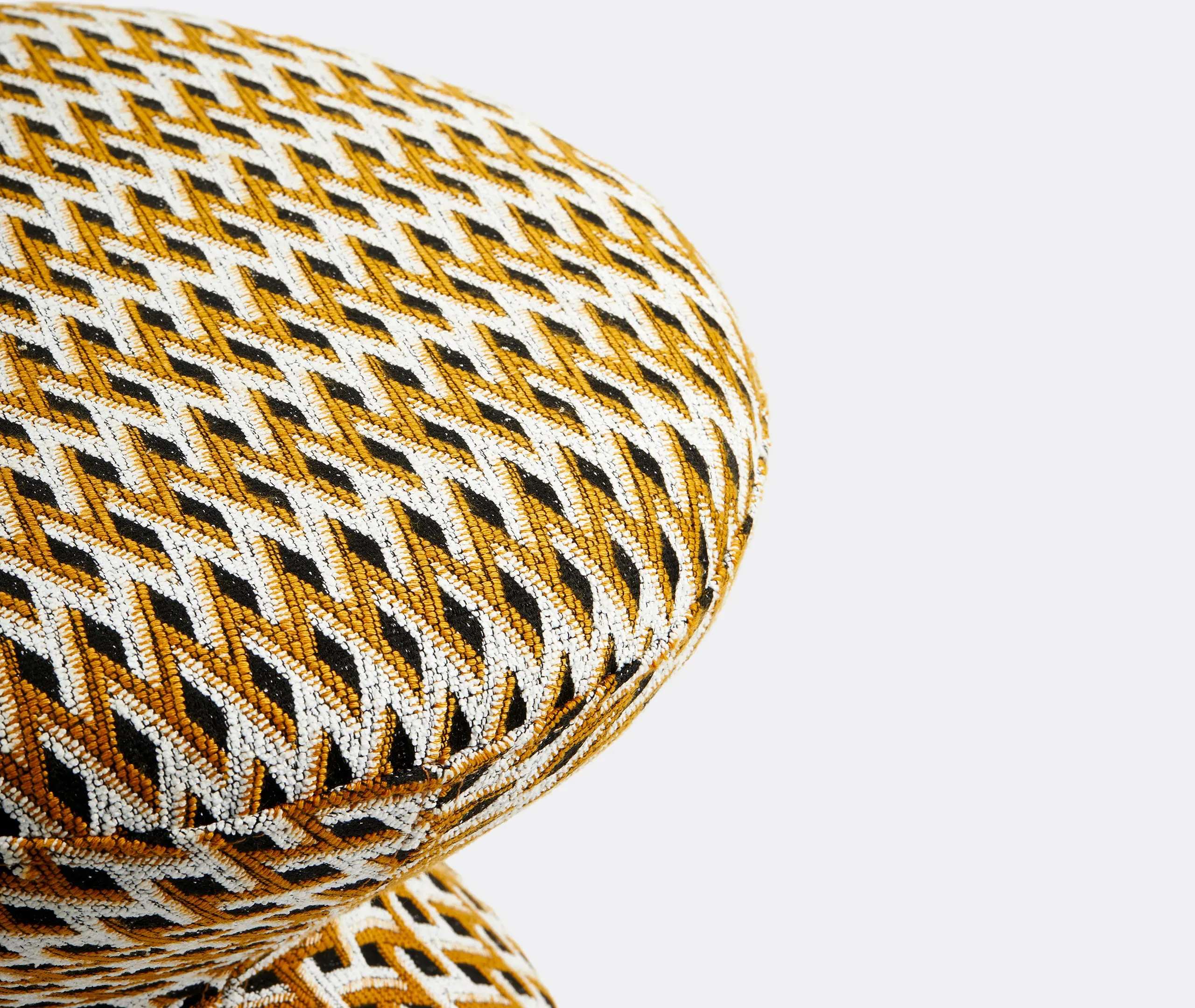 Zig Zag Stool - Yellow alternate view