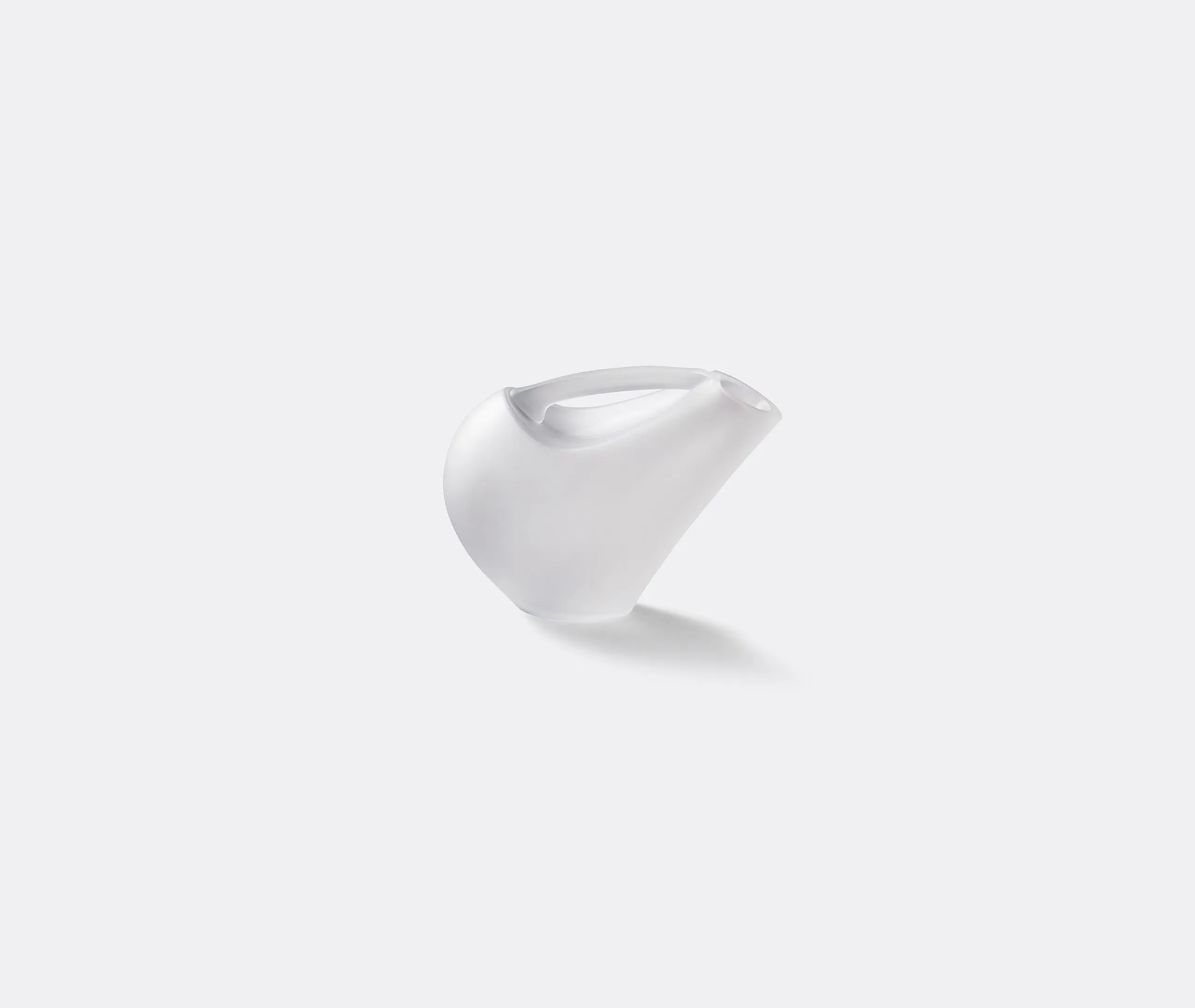 Askos Pitcher - Transparent, Blown Glass