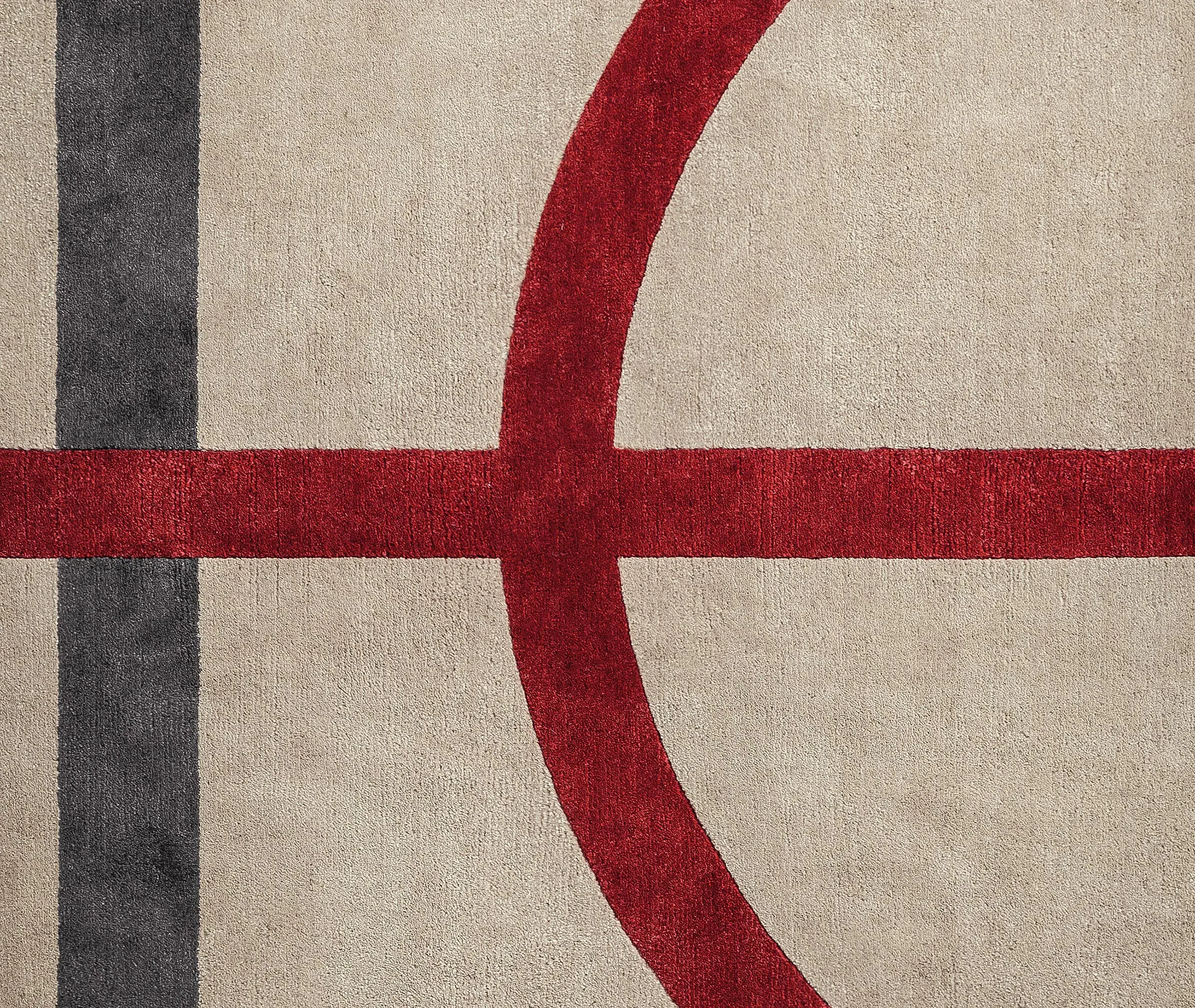 Billie Rug - White, Wool & Linen alternate view
