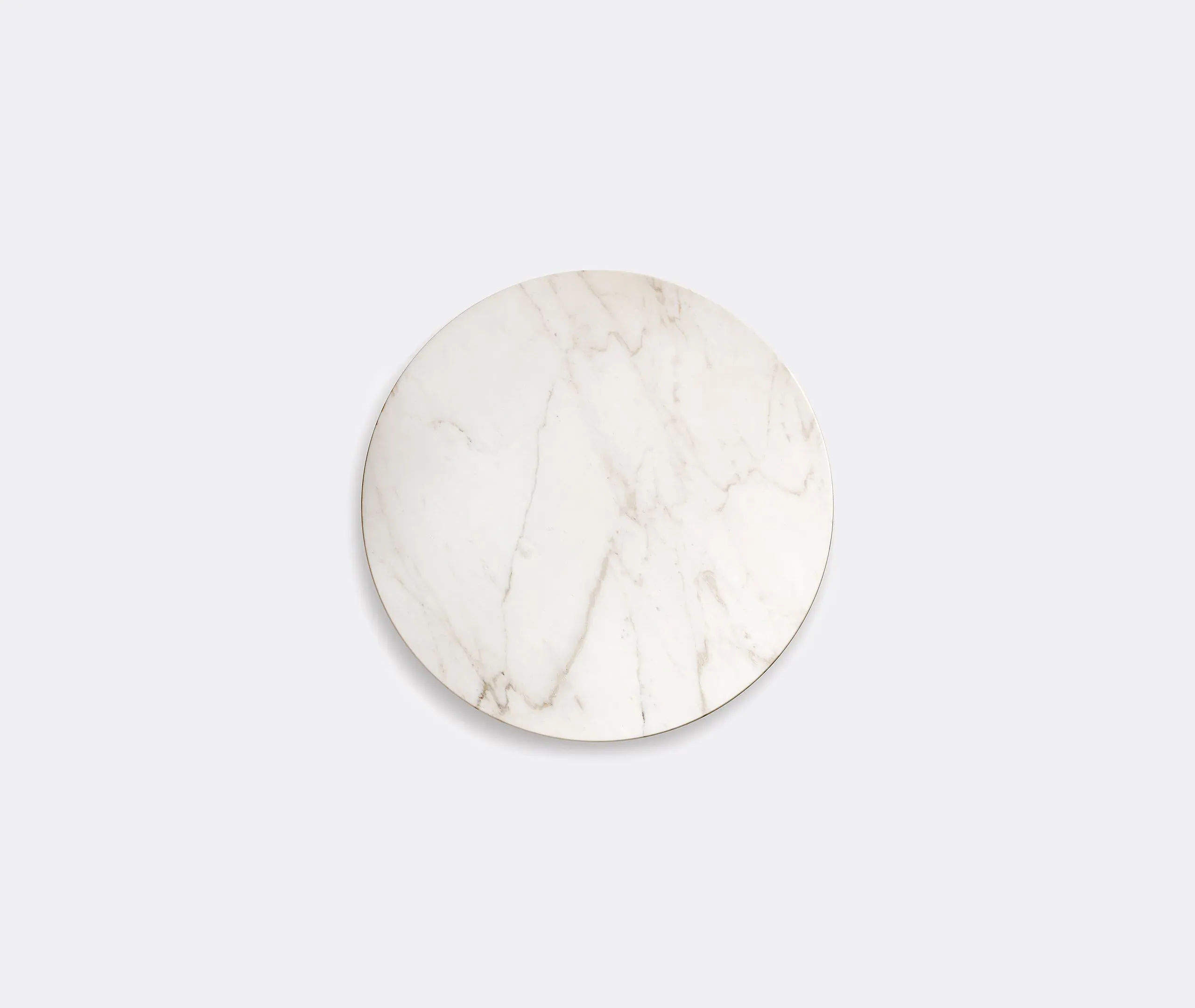 Bob Small Side Table - White, Marble