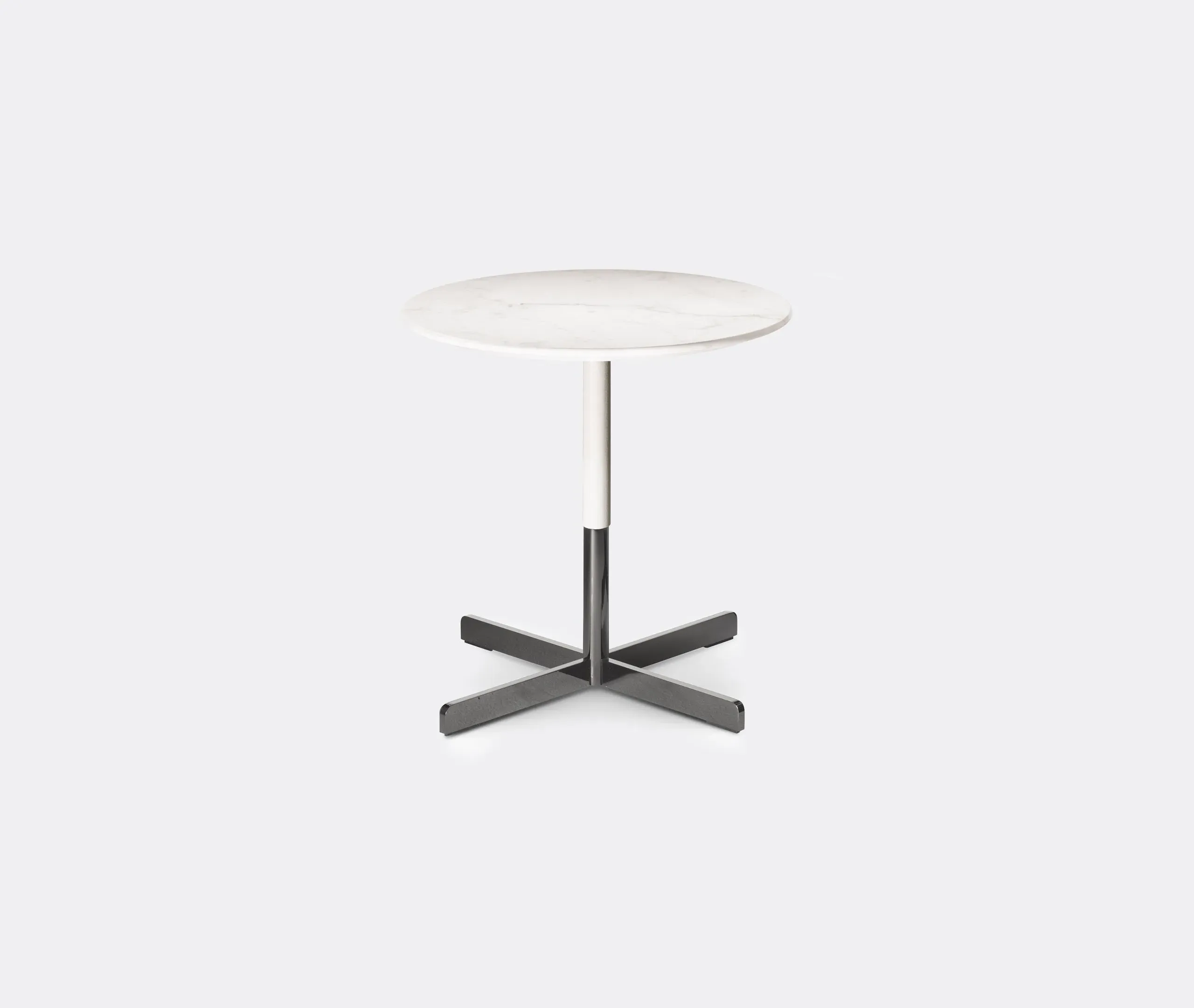 Bob Small Side Table - White, Marble image