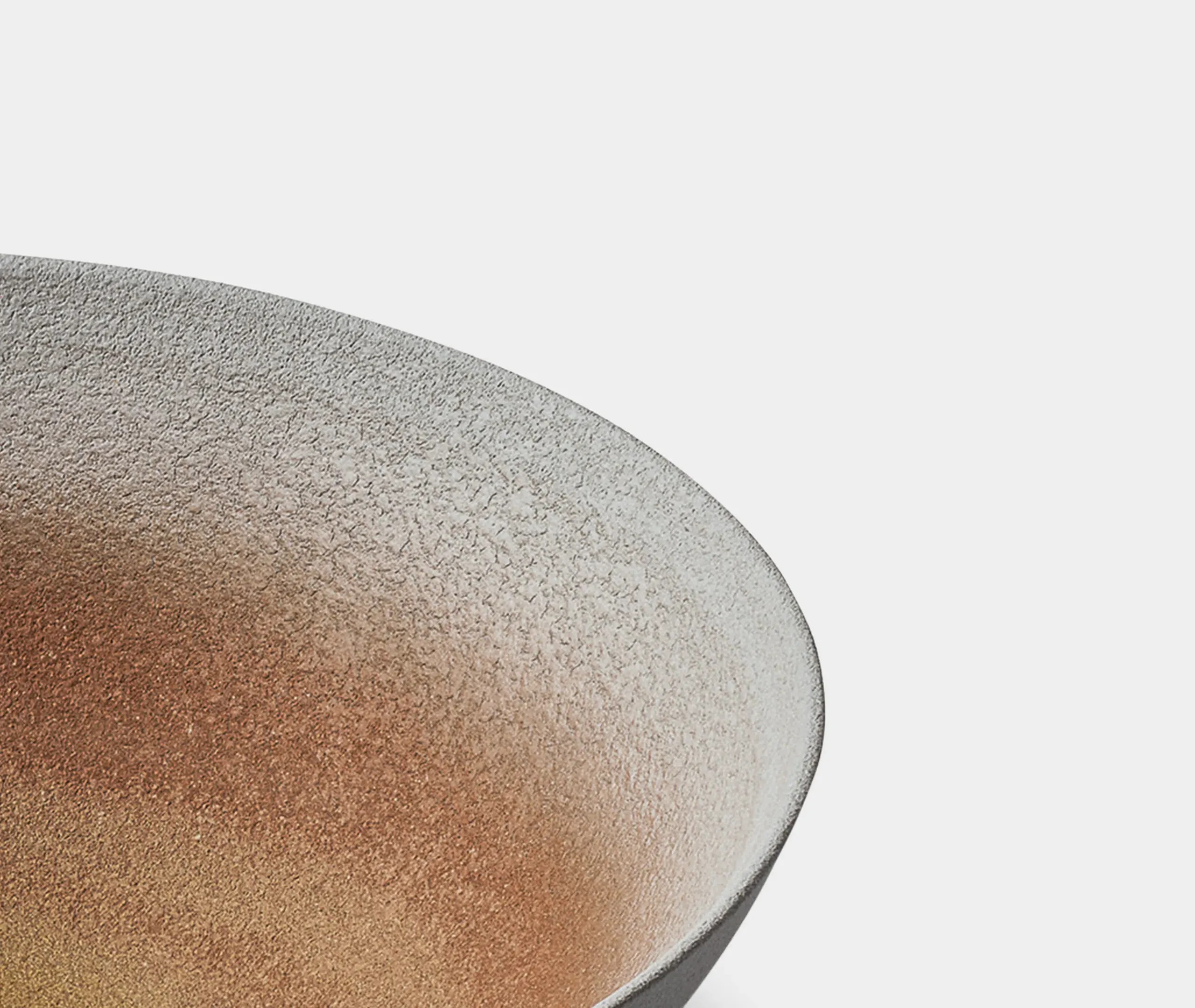 Cretto Large Bowl - Light Grey