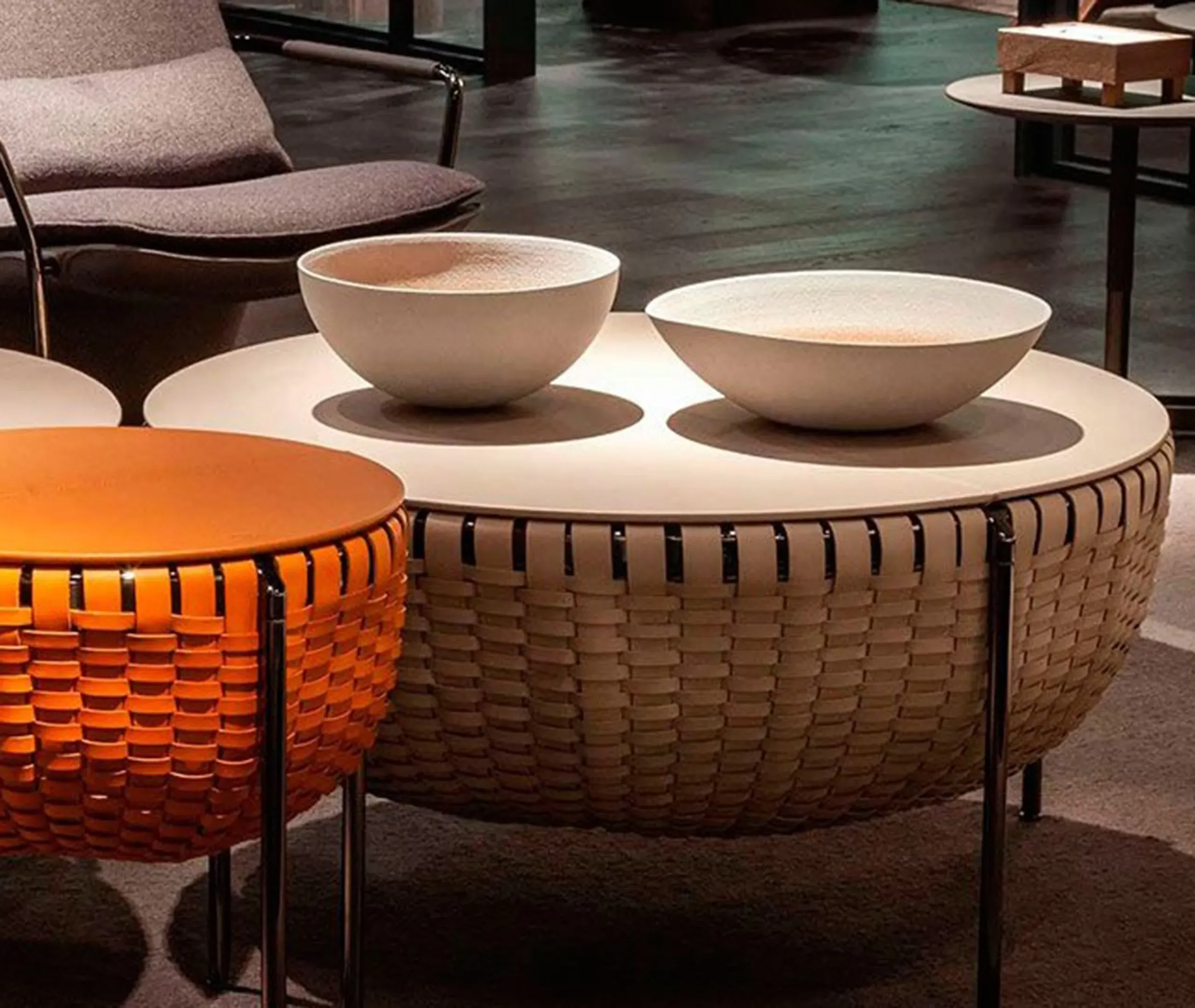 Cretto Large Bowl - Light Grey