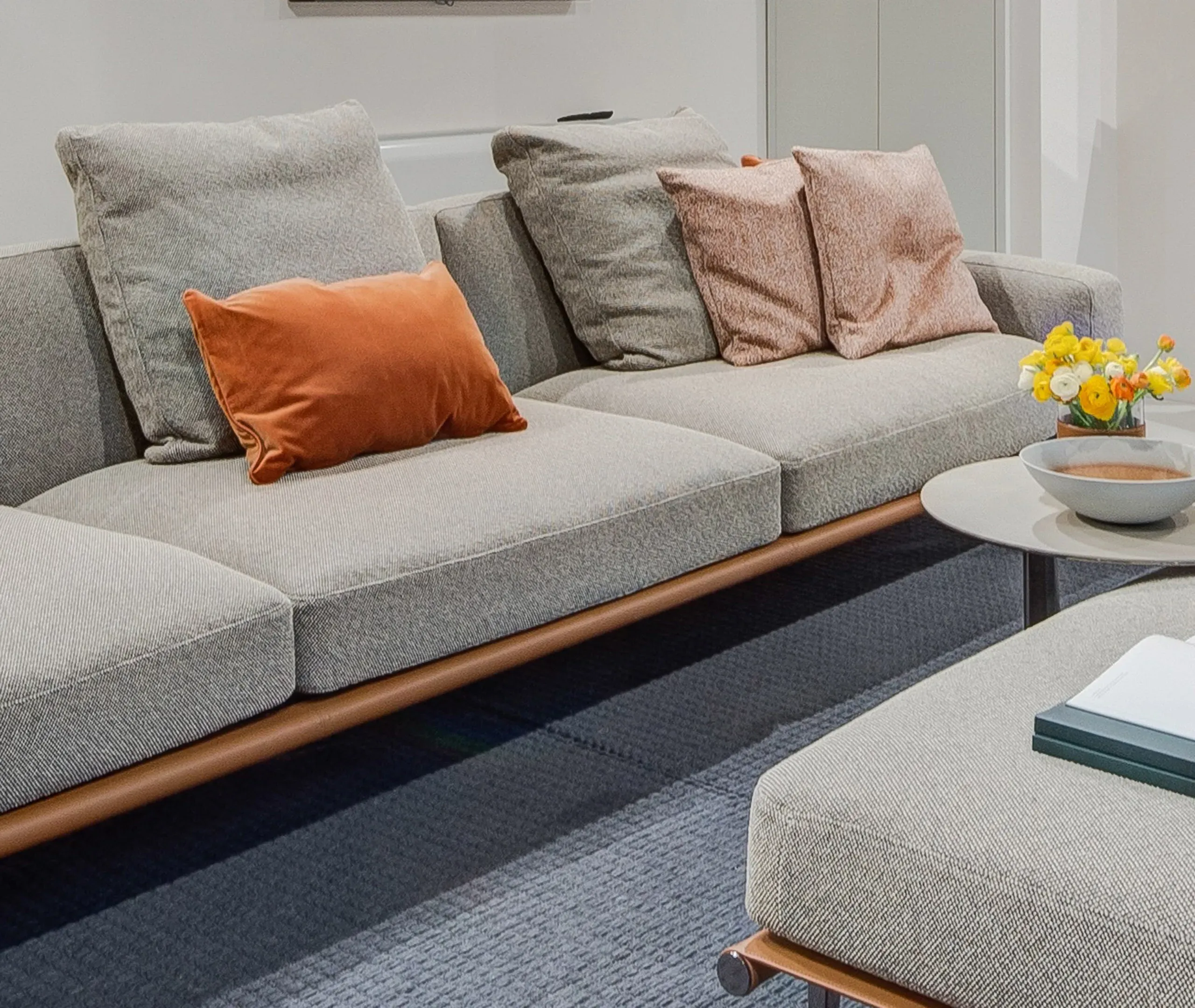 Decorative Cushion - Terracotta, Velvet