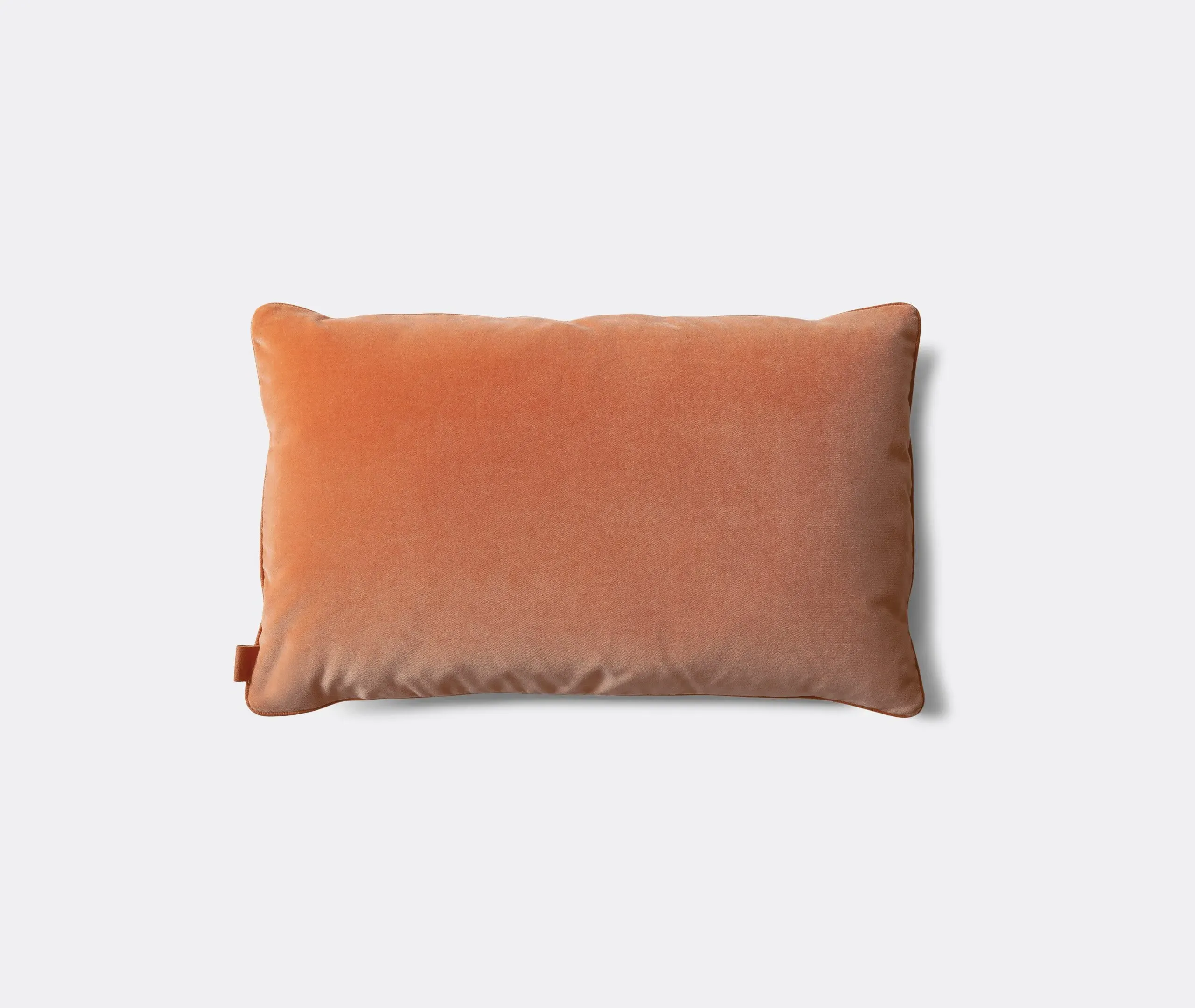 Decorative Cushion with Piping - Powder, Velvet