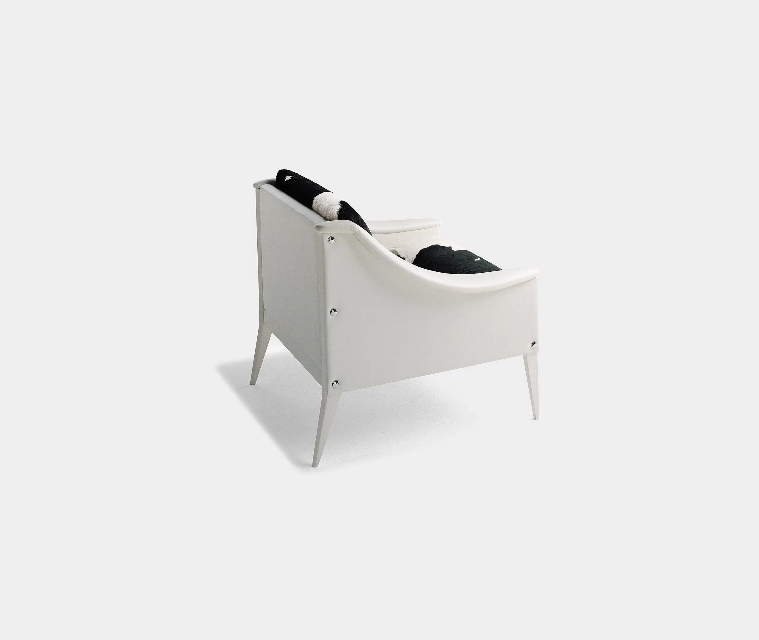 Dezza 24 Armchair - White, Leather
