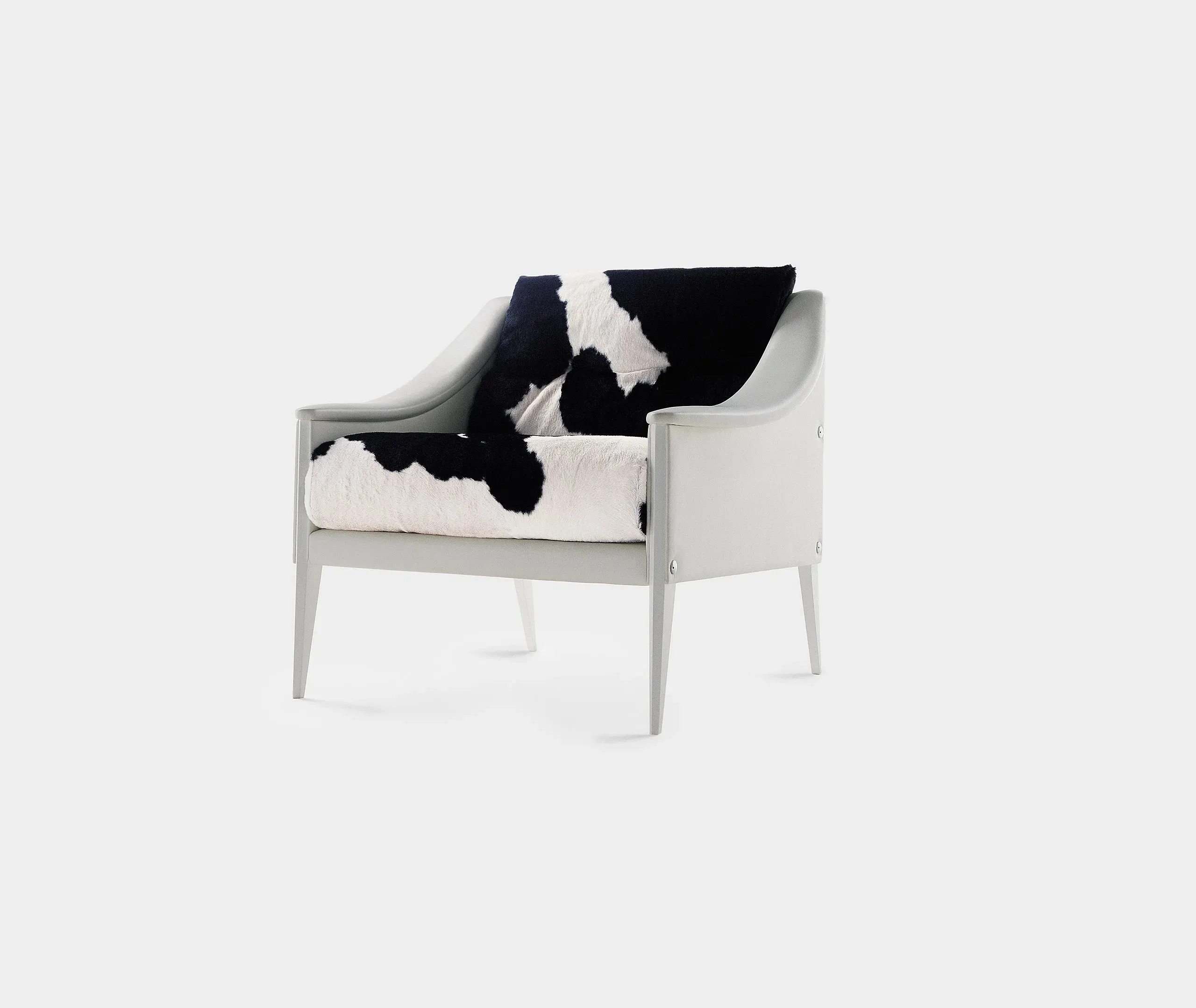 Dezza 24 Armchair - White, Leather