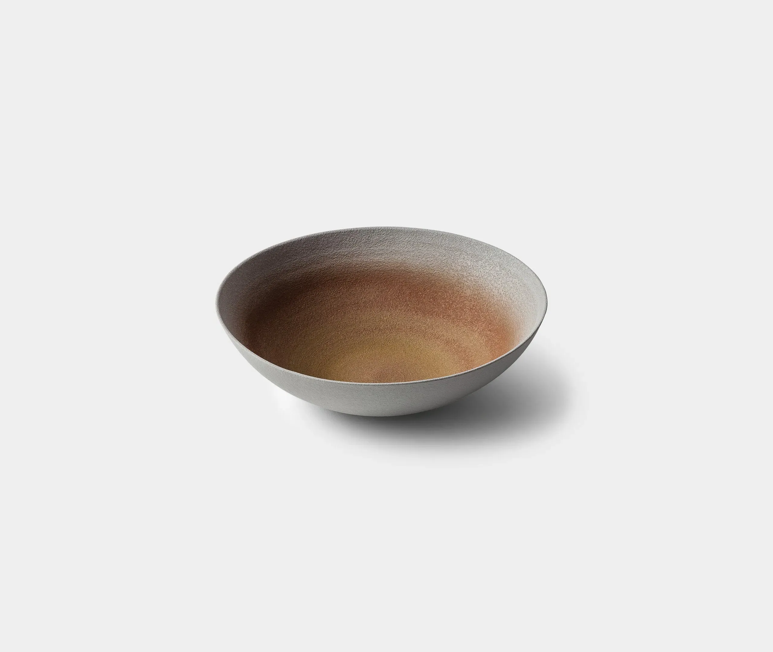 Large Bowl with Textural Finish - Grey, Stoneware image