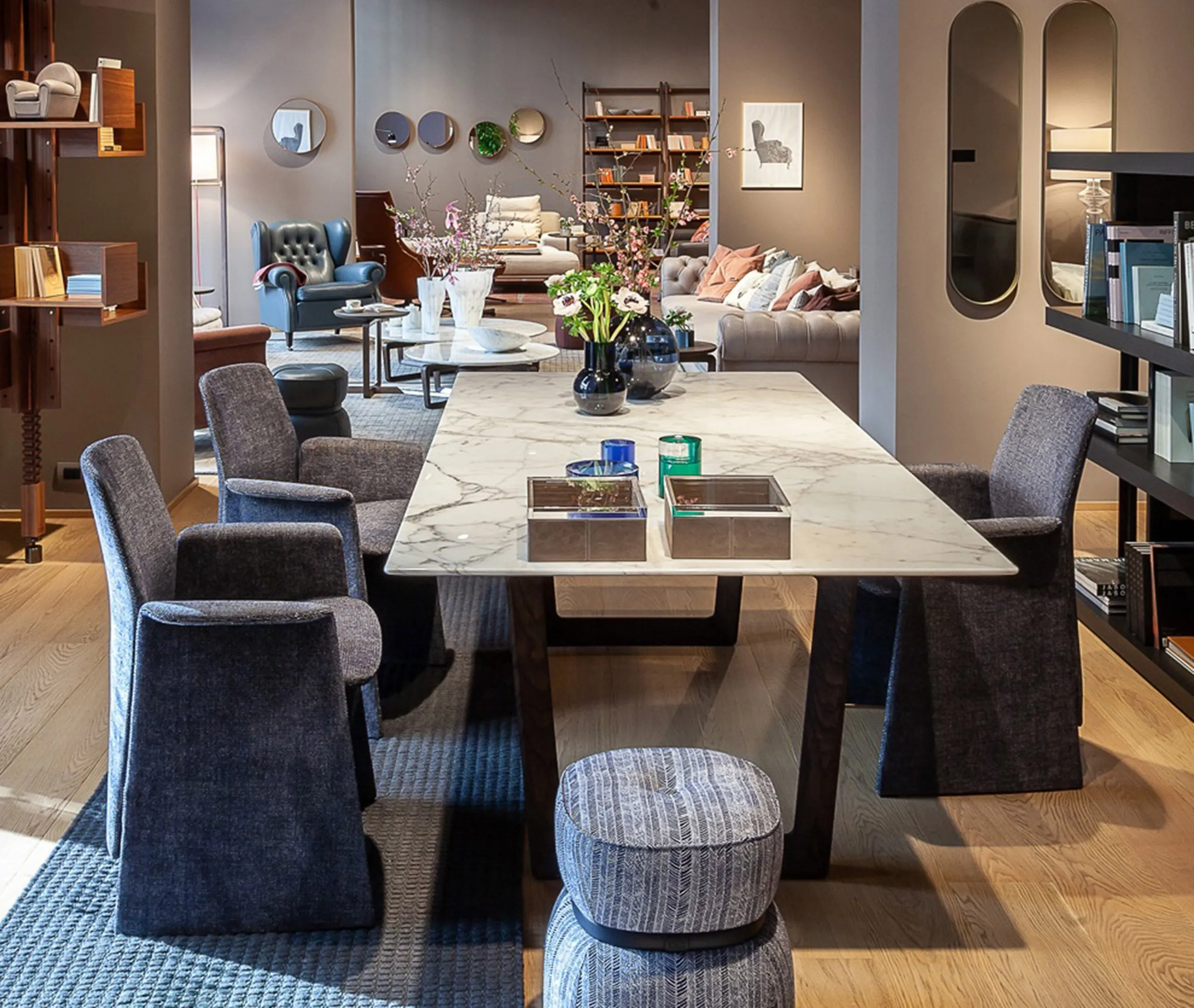 Large Leather Storage Case - Seppia, Nubuck