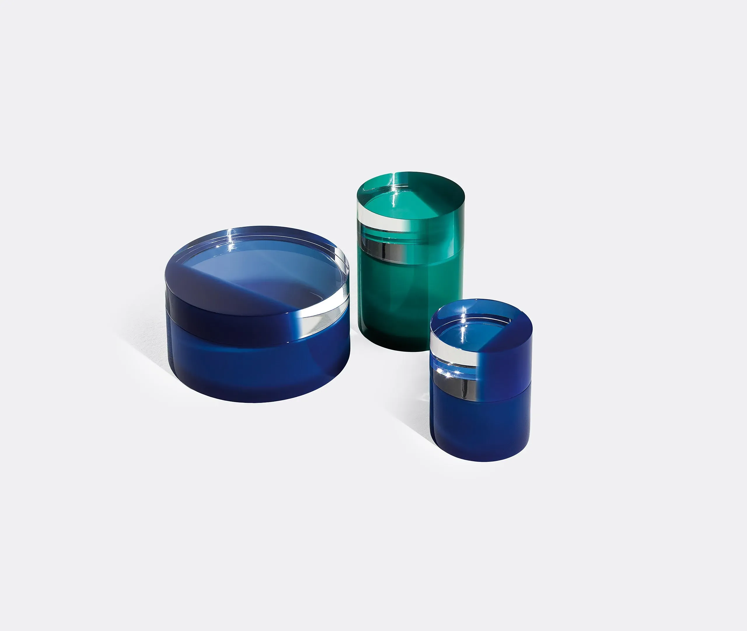 Low Storage Box - Midnight Blue, Methacrylate