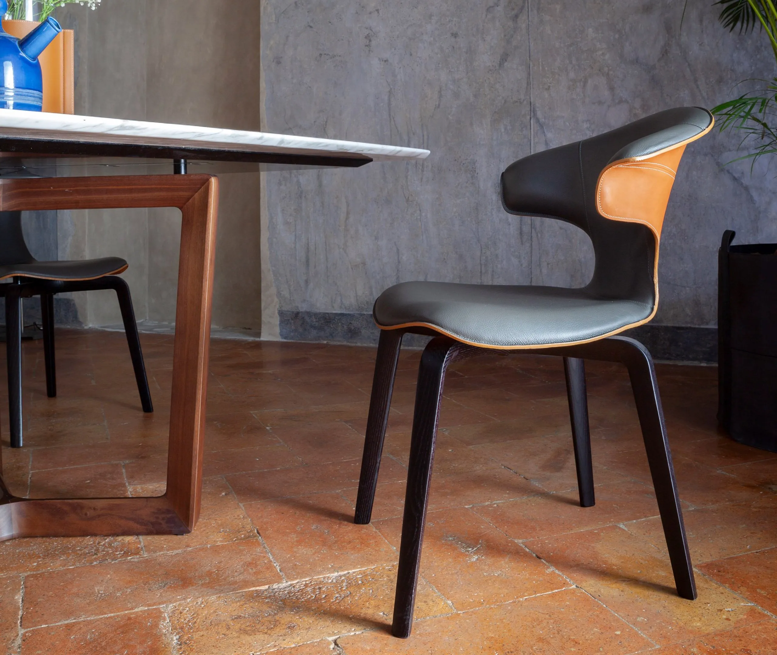 Montera Armchair - Brown, Leather