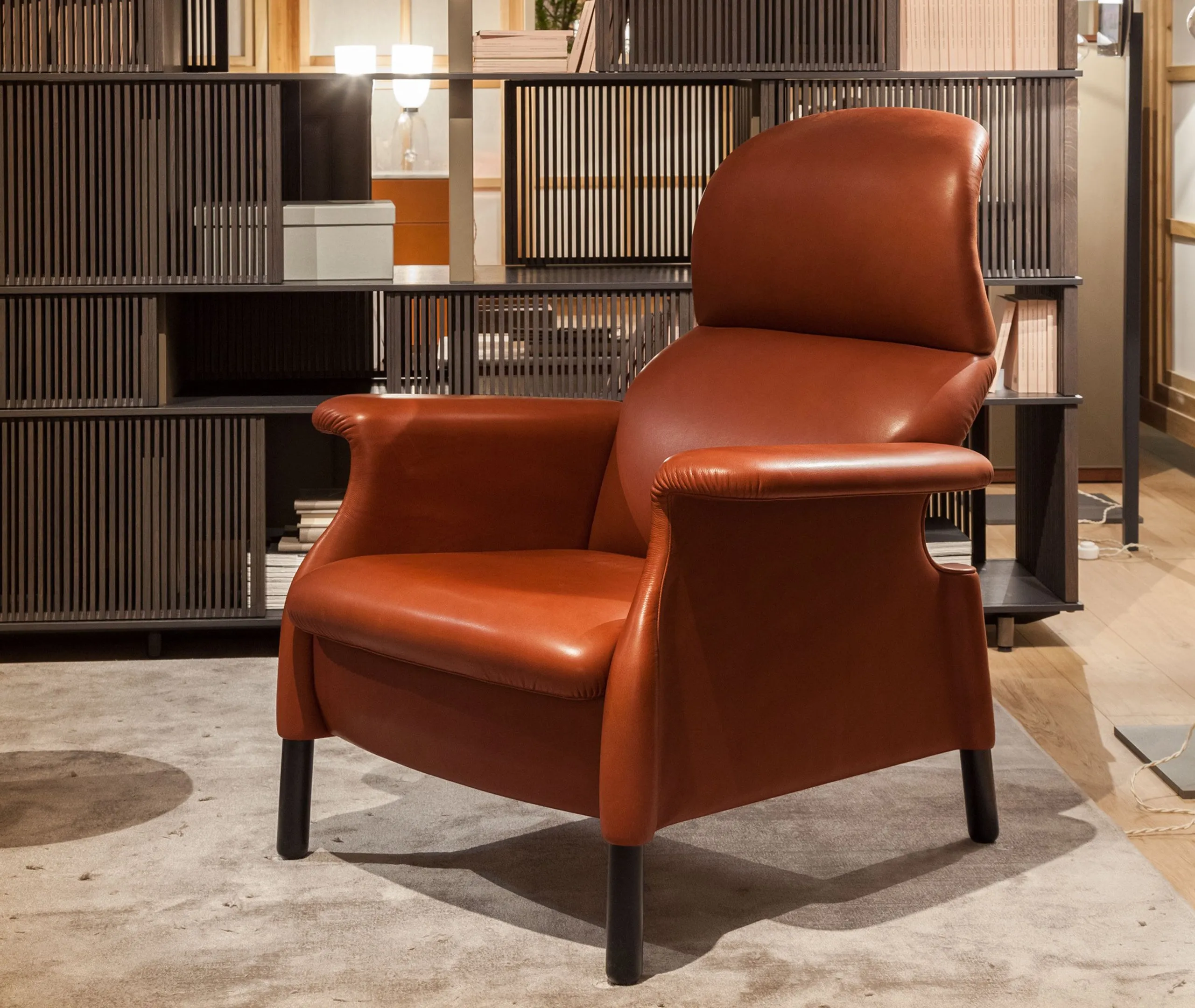 Sanluca Armchair - Red, Leather