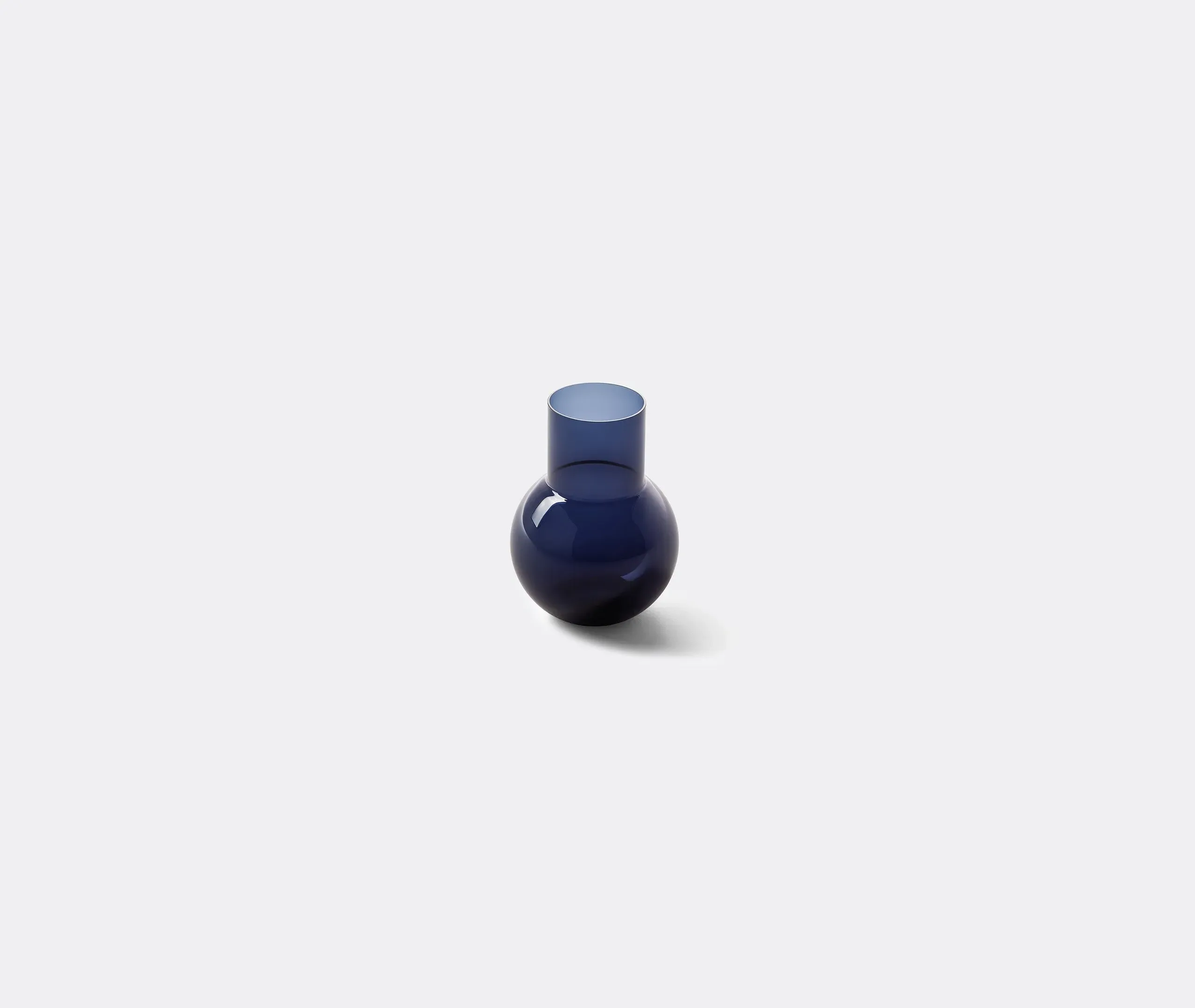 Small Pallo Vase - Blue, Blown Glass image