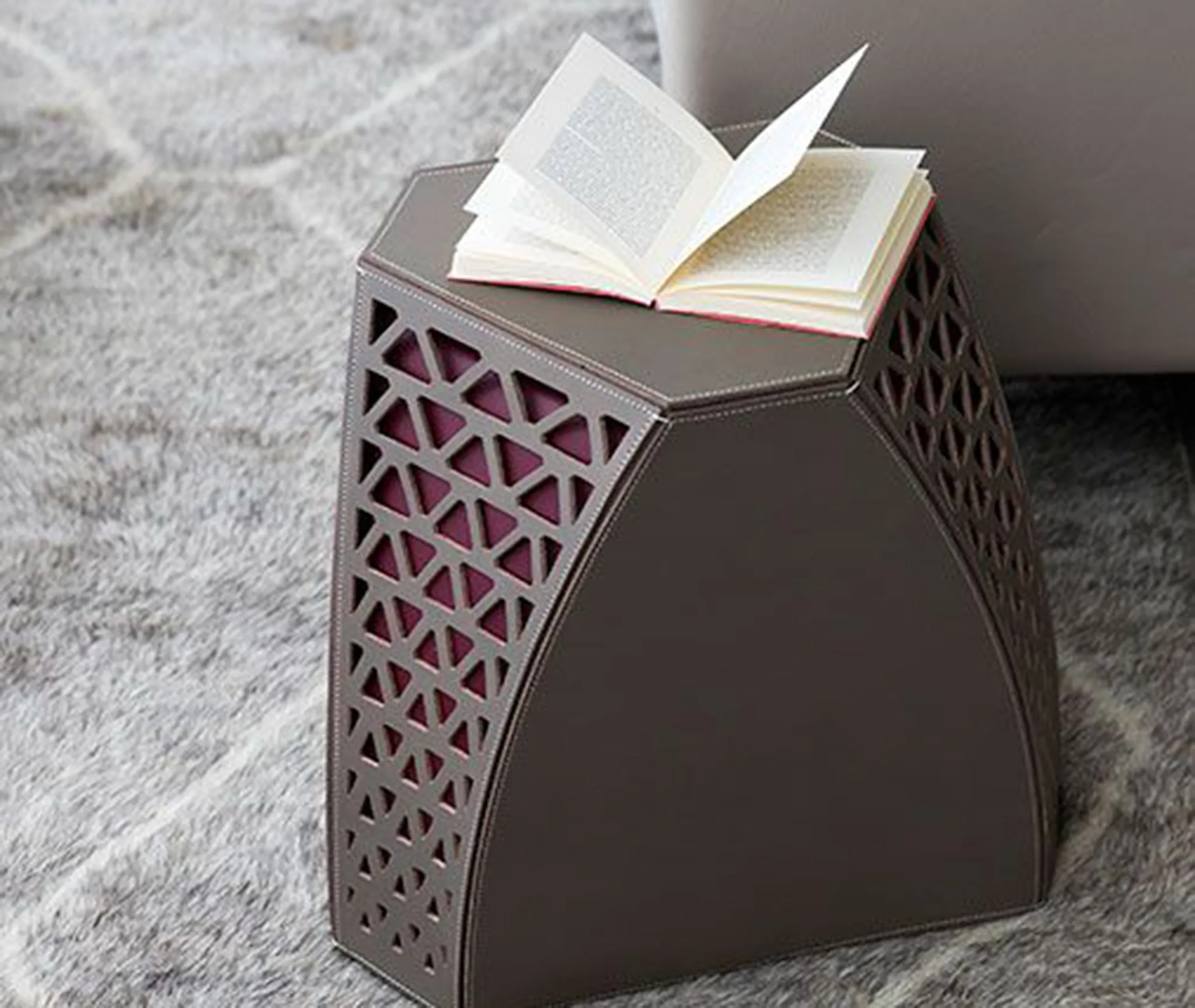 Small Side Table - Grey, Metal