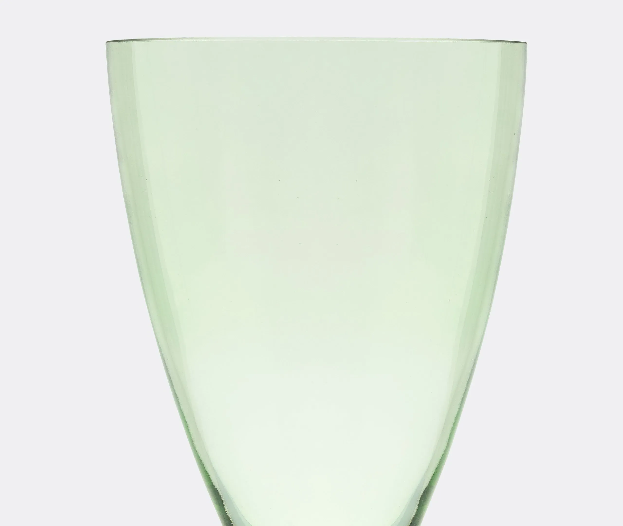 Basequadra Vase - Green, Glass