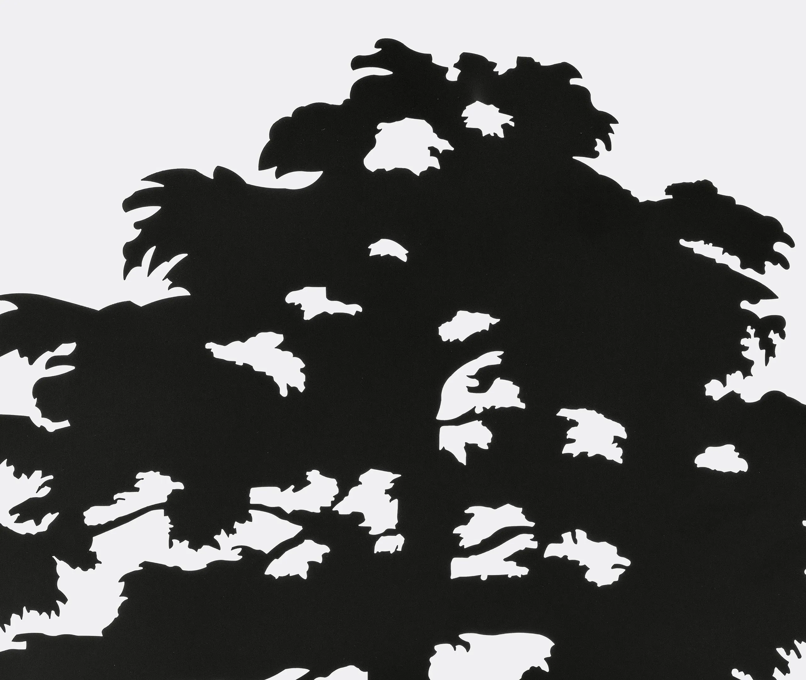 Cedrus Liban Tree Sculpture - Black, Burnished Iron alternate view