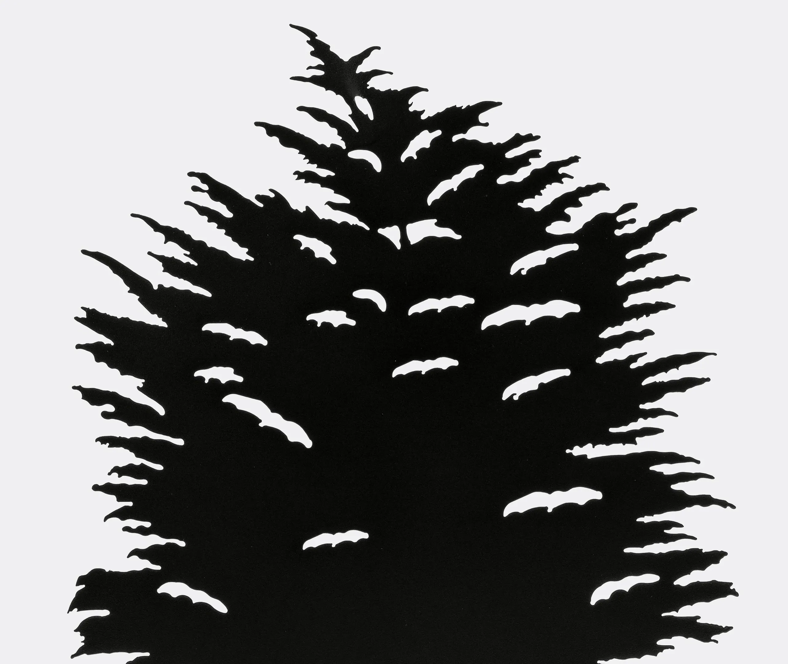 Fagus Tree Sculpture - Black, Burnished Iron alternate view