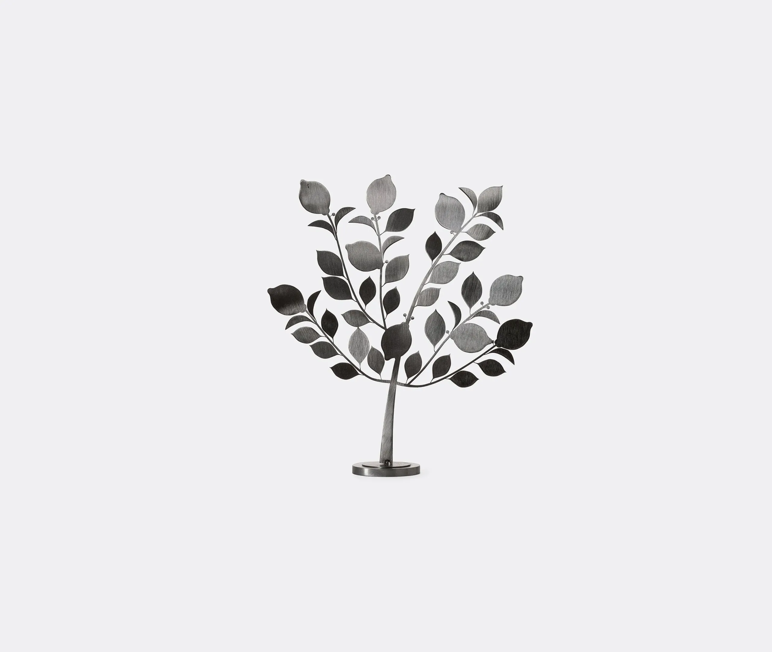 Lemon Tree Sculpture - Grey, Raw Metal image