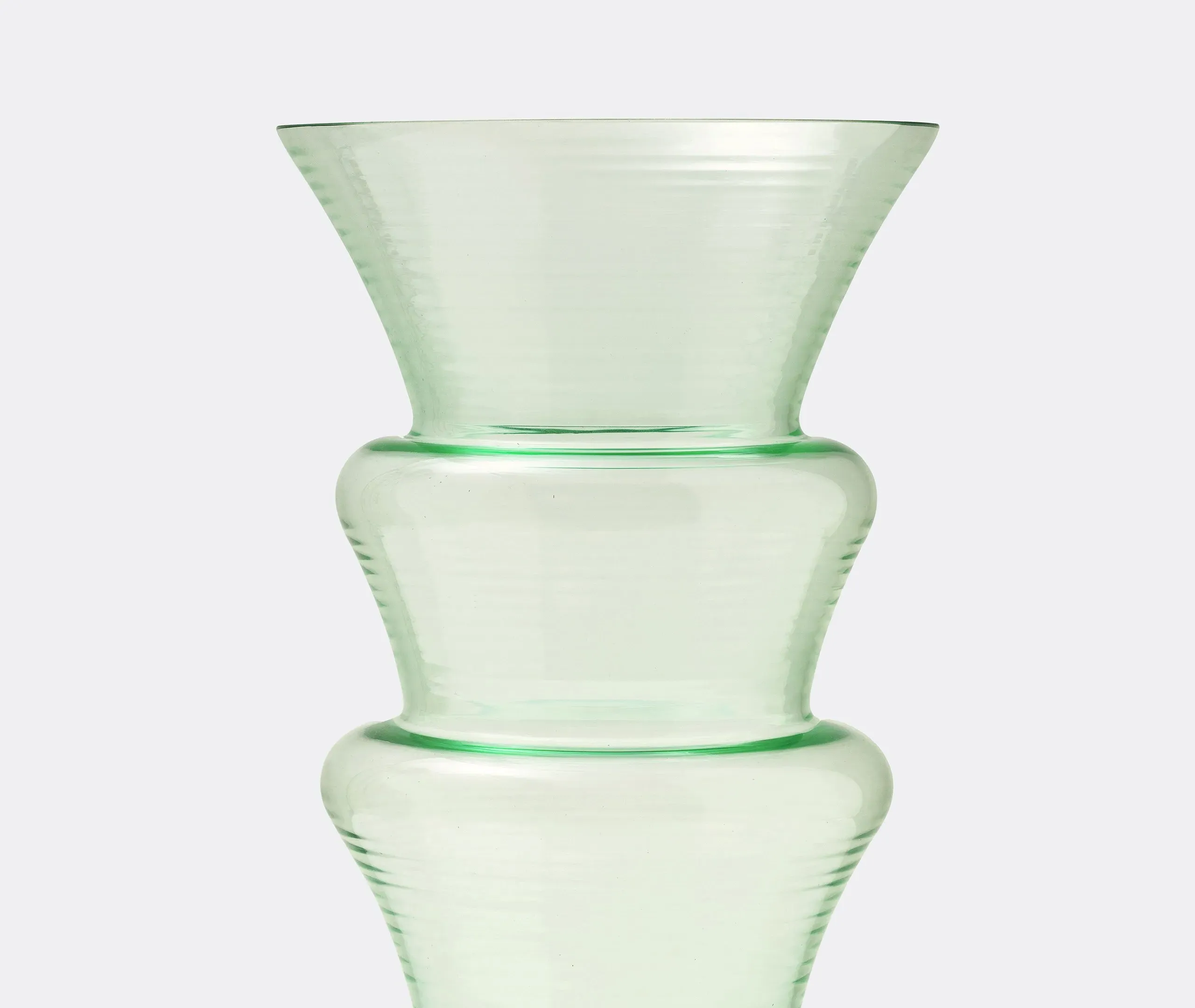 Wind Maestrale Vase - Transparent Green, Glass
