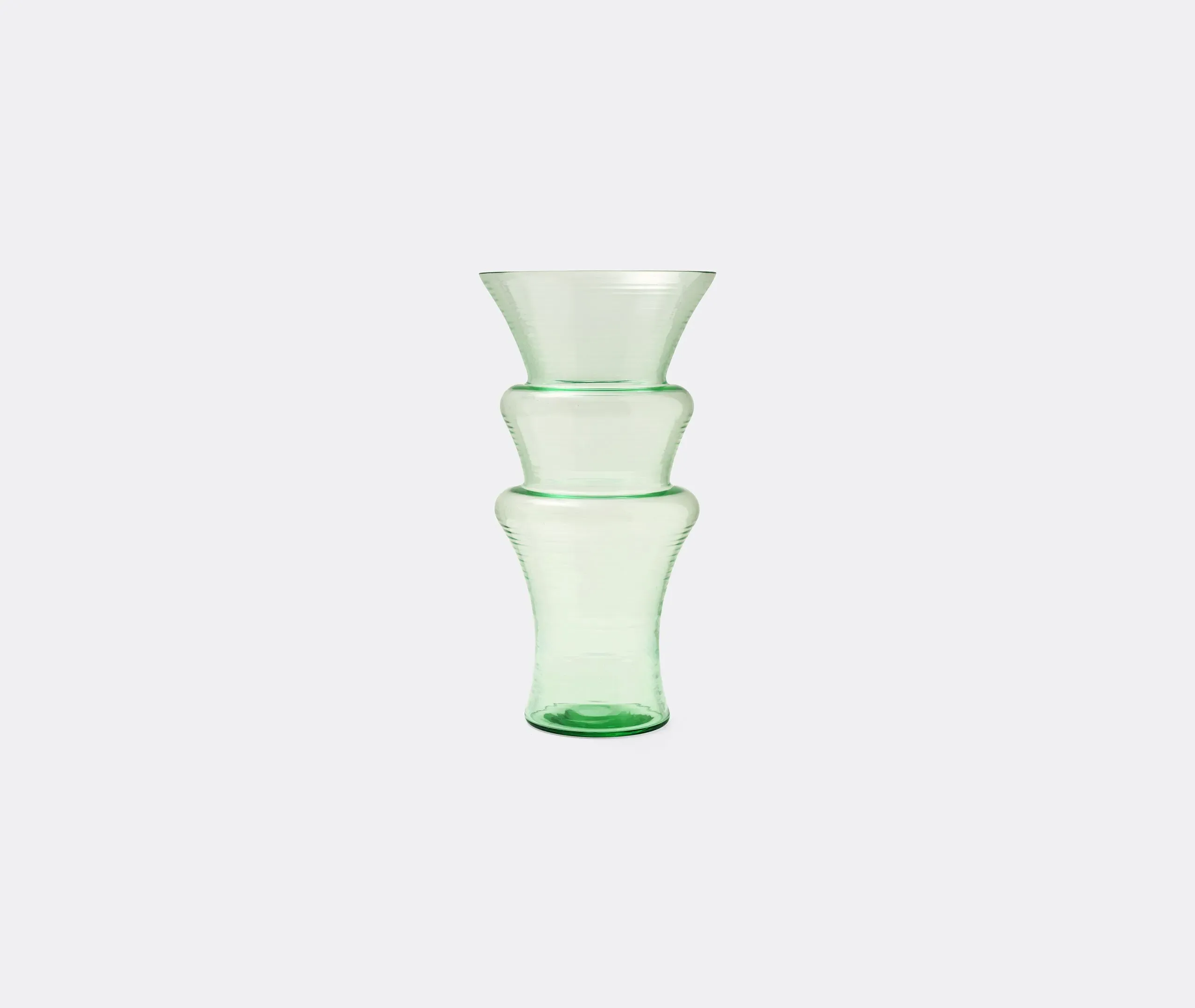 Wind Maestrale Vase - Transparent Green, Glass image