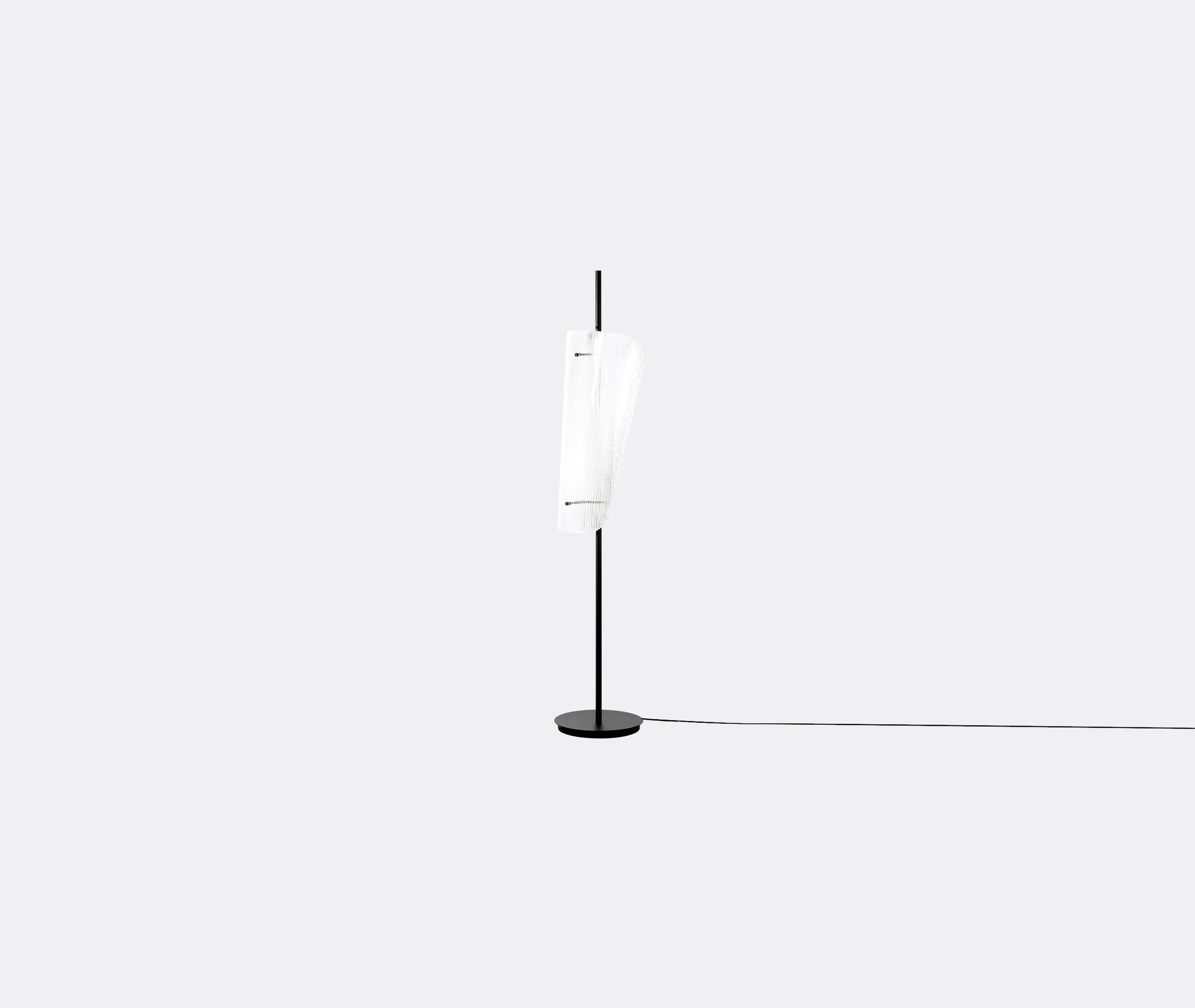 Bent One Table Lamp - Clear, Glass image