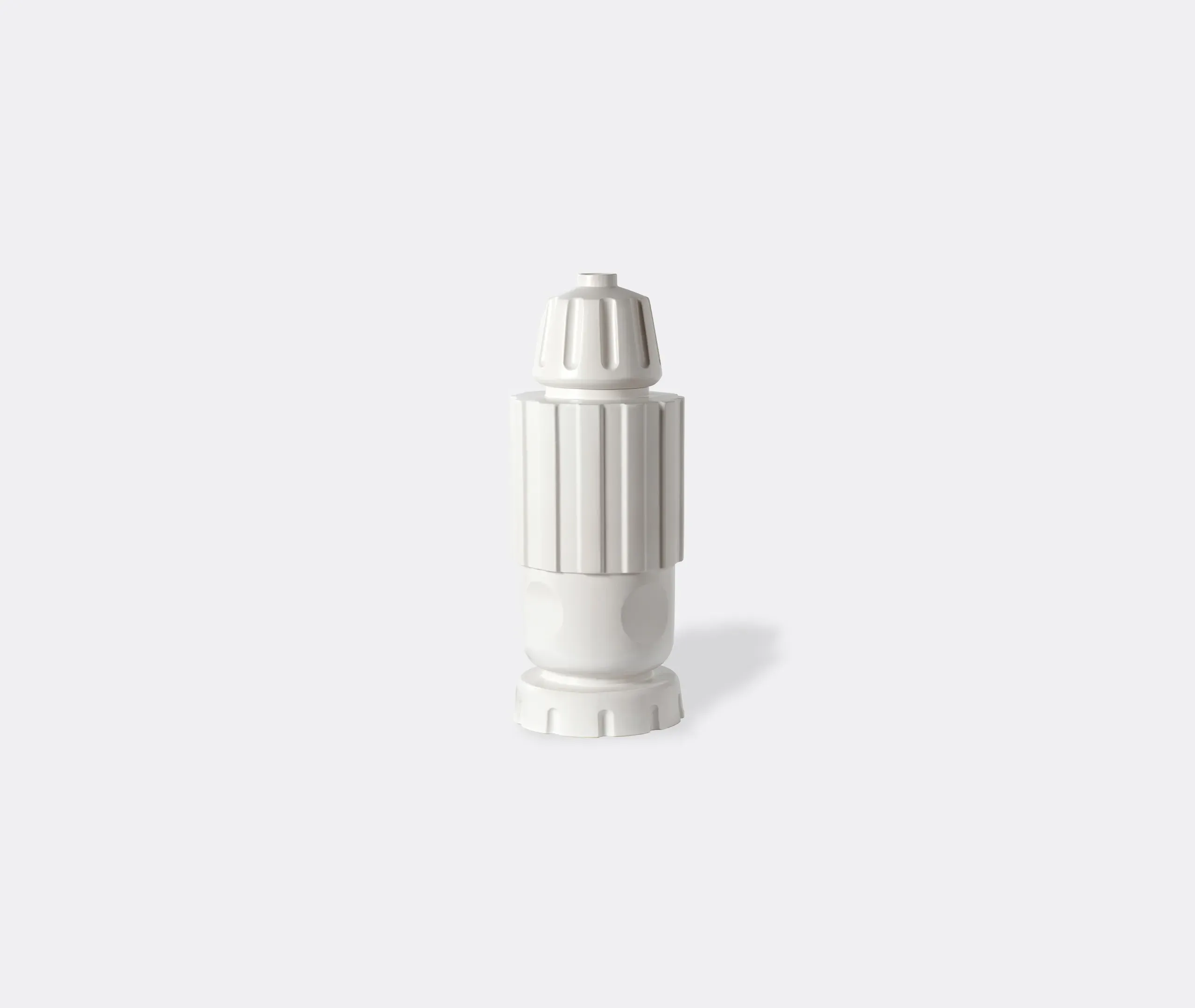 Visser & Meijwaard Fg1 Lidded Vase - White, Ceramic product