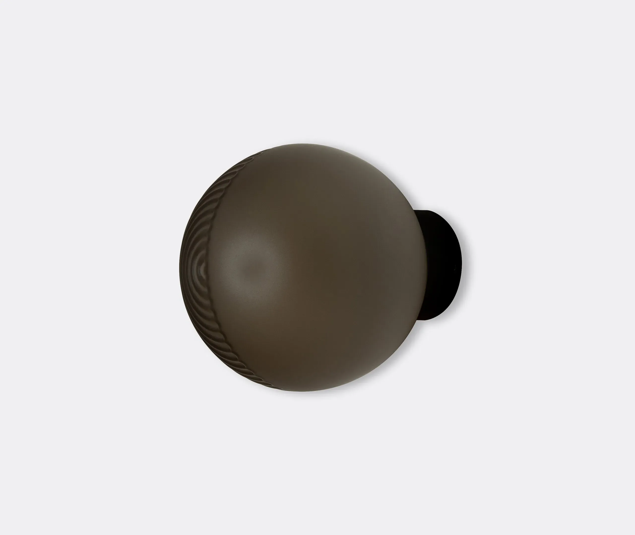 Wall Light with Glass Sphere - Grey, Steel