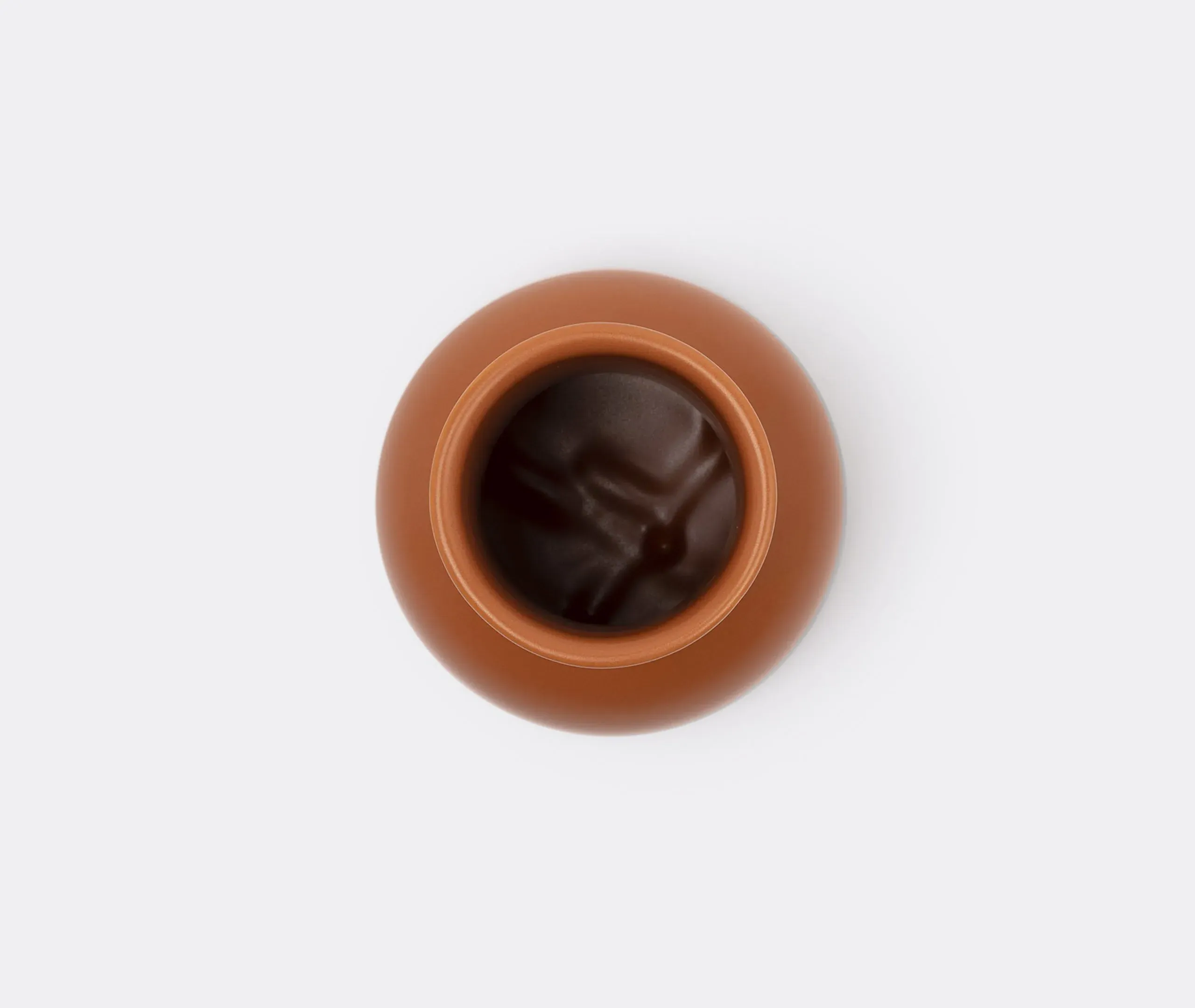 Ceramic Carafe with Glazed Finish - Cinnamon
