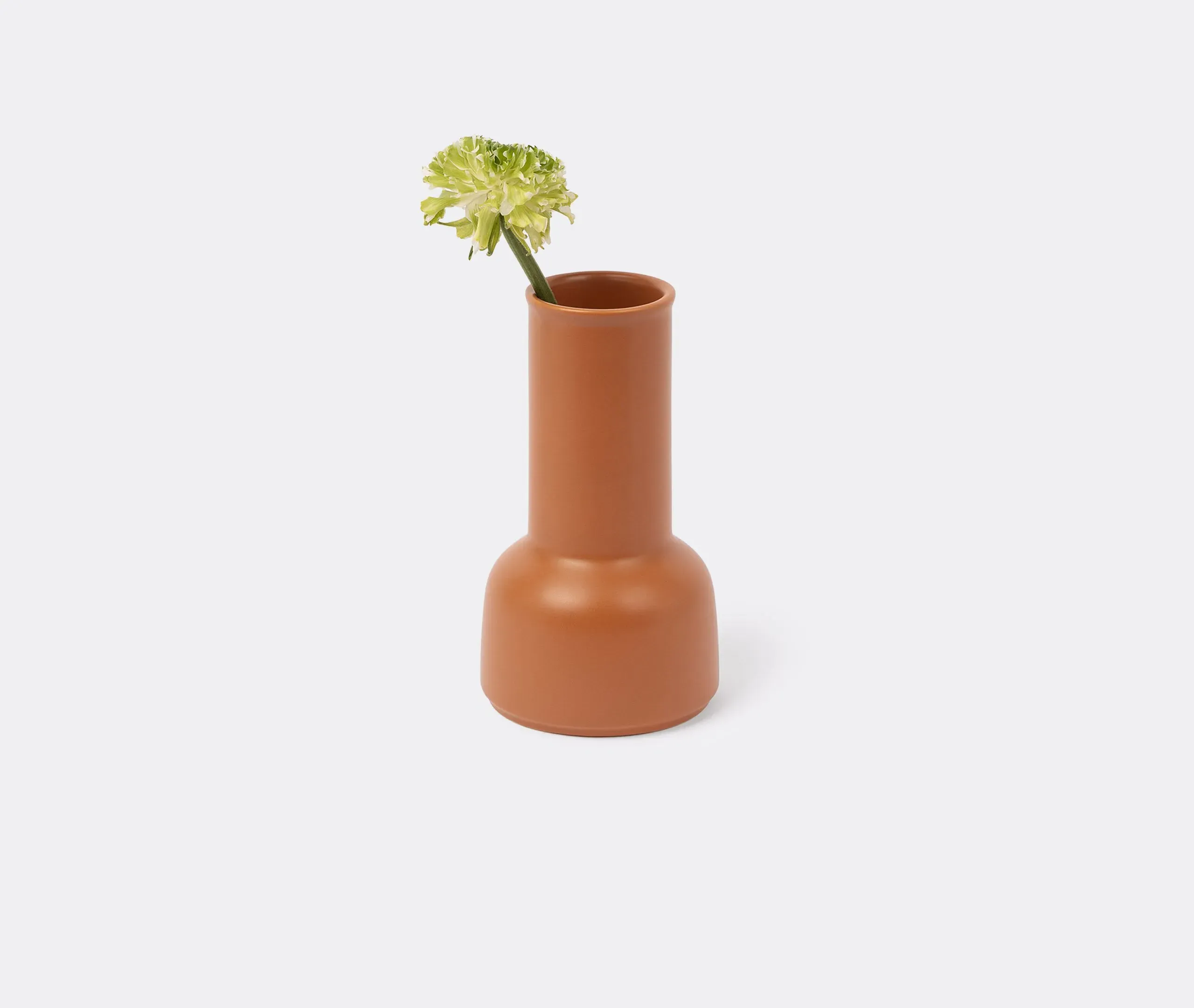 Ceramic Carafe with Glazed Finish - Cinnamon