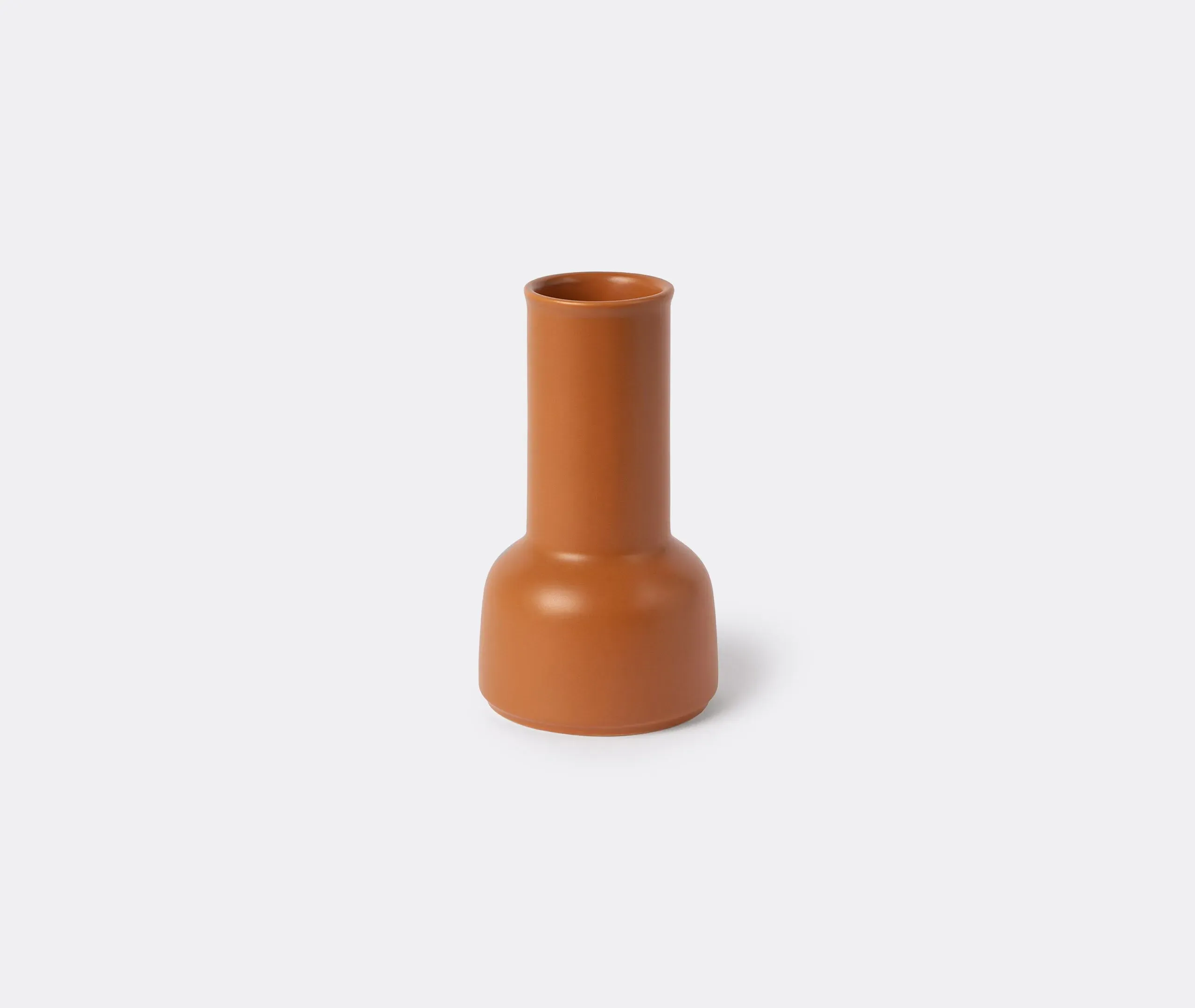 Ceramic Carafe with Glazed Finish - Cinnamon