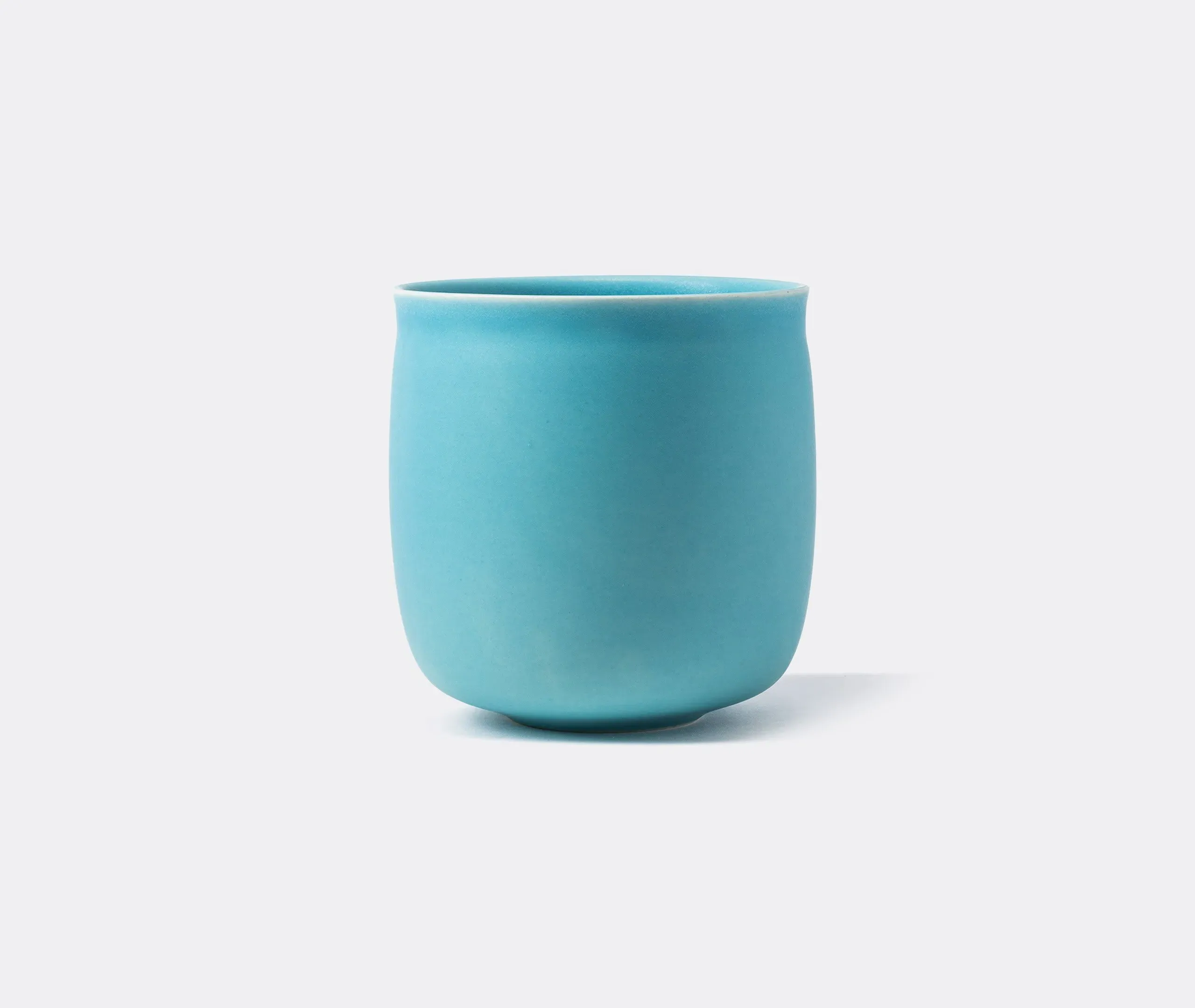 Ceramic Vase with Glazed Finish - Blue, Stoneware image