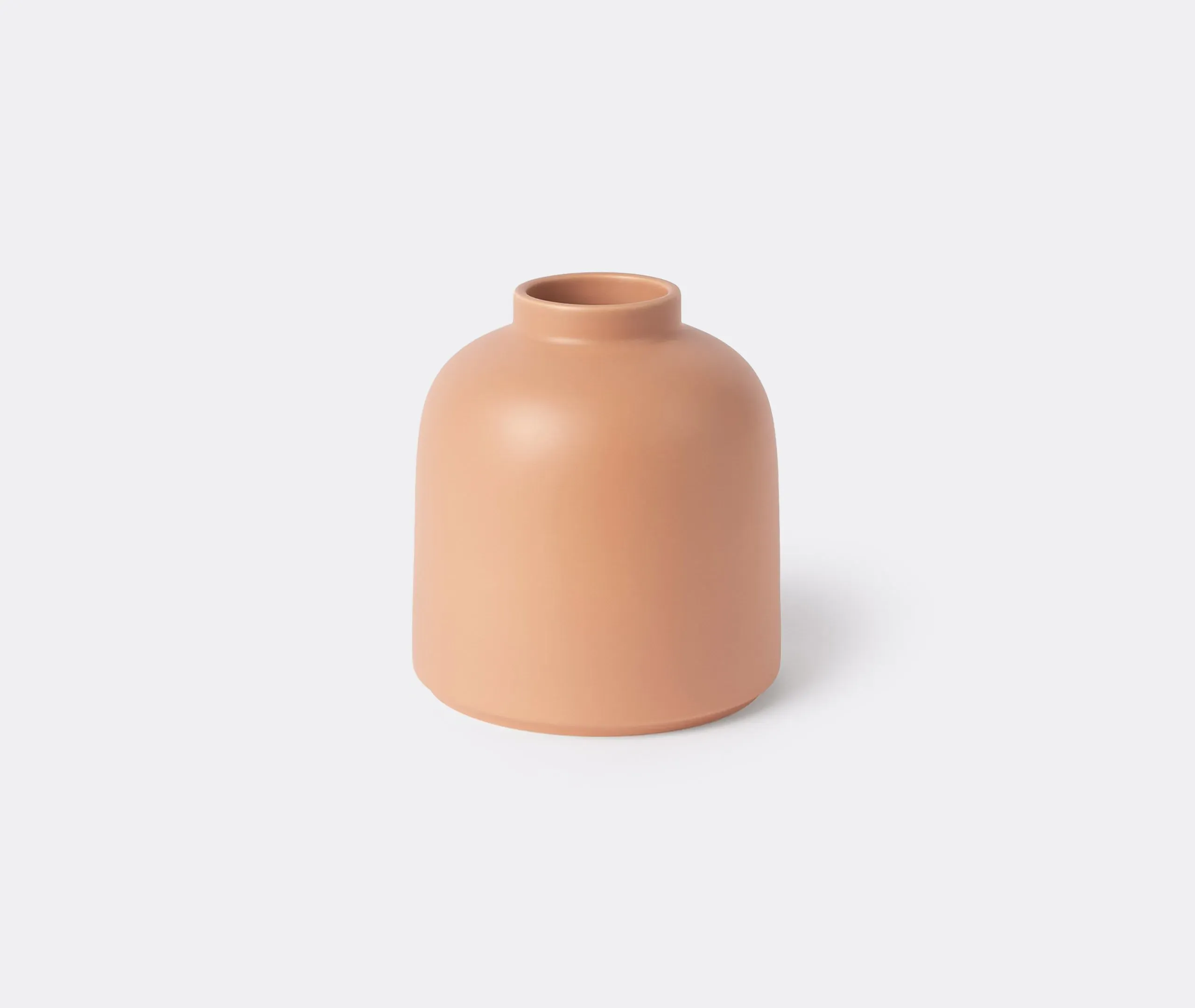 Ceramic Vase with Glazed Finish - Pink image