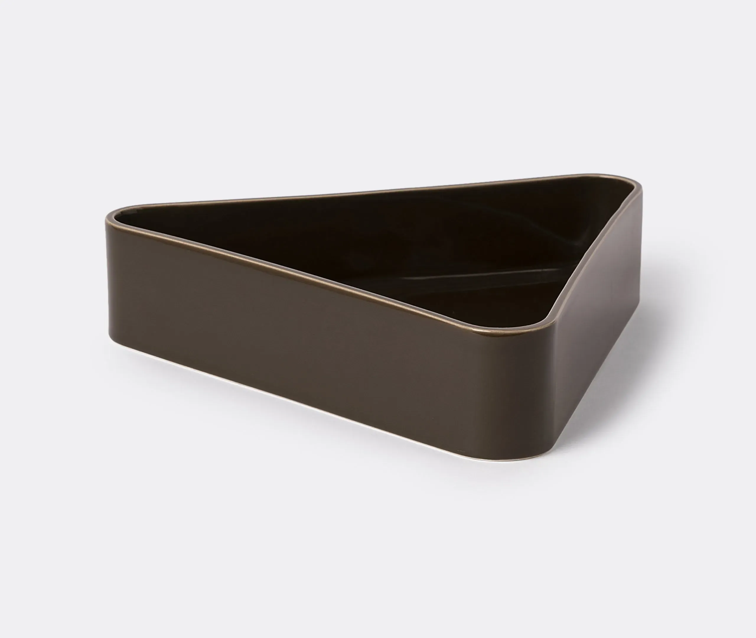 Diamond-Shaped Centrepiece Bowl - Green, Ceramic