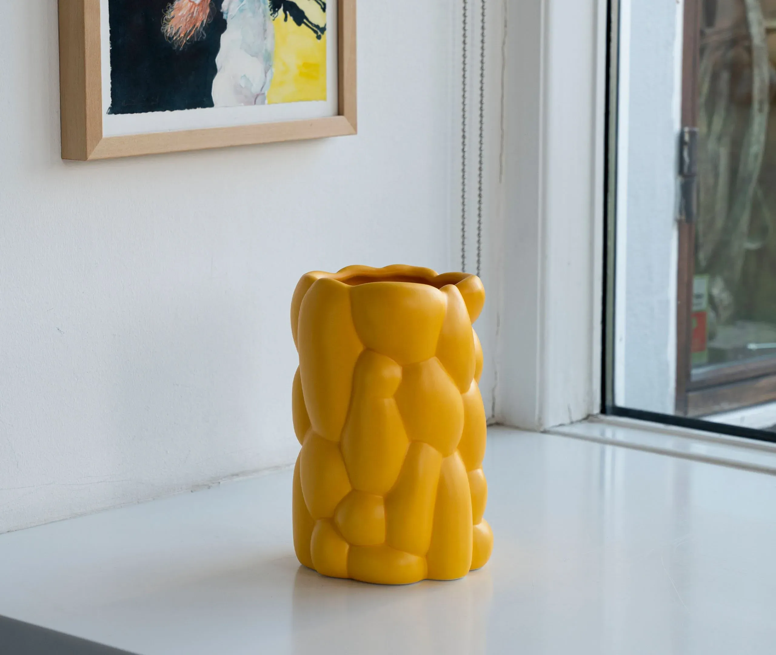 Large Cloud Vase - Yellow, Earthenware