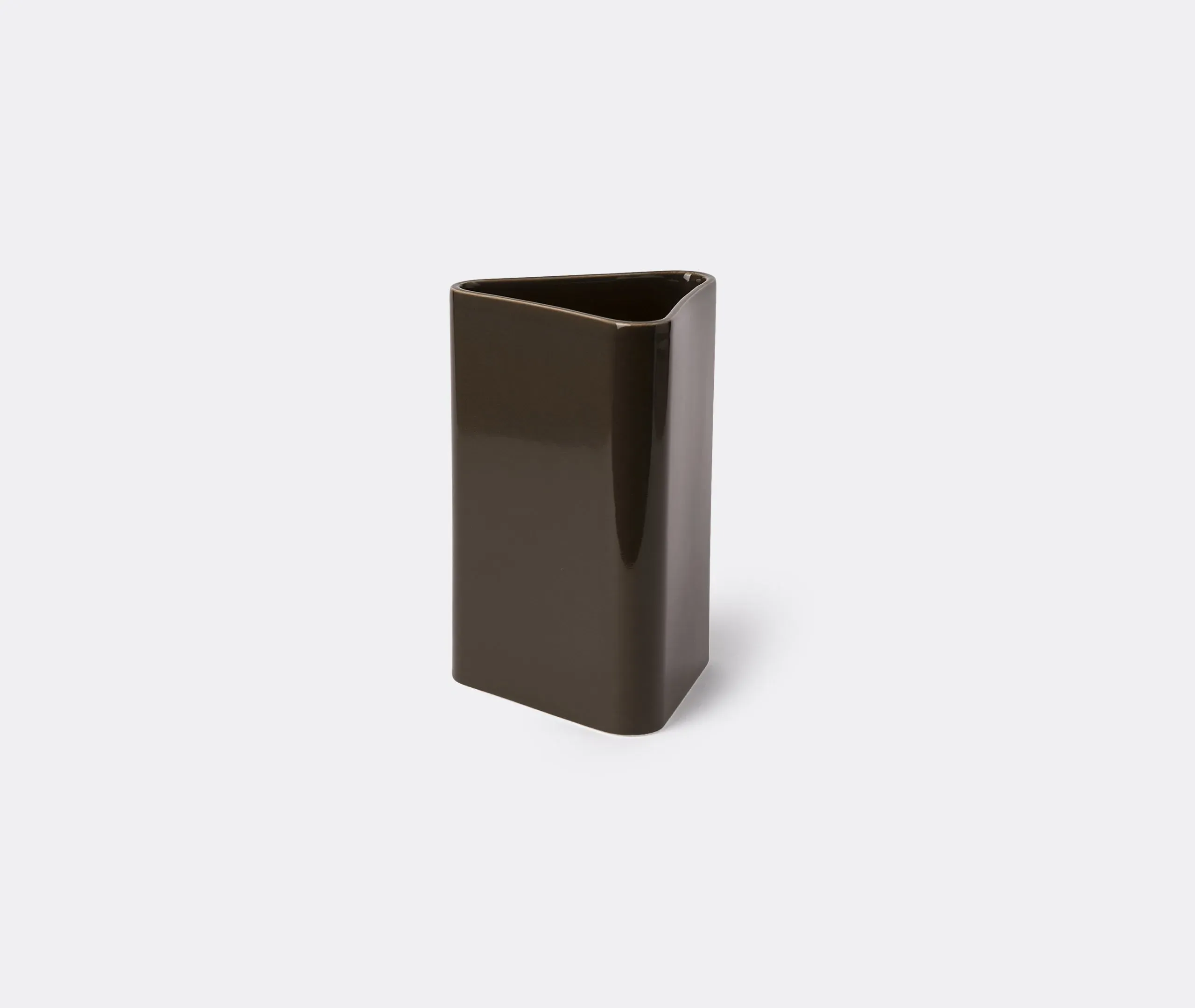 Large Diamond Vase - Army Green, Ceramic image