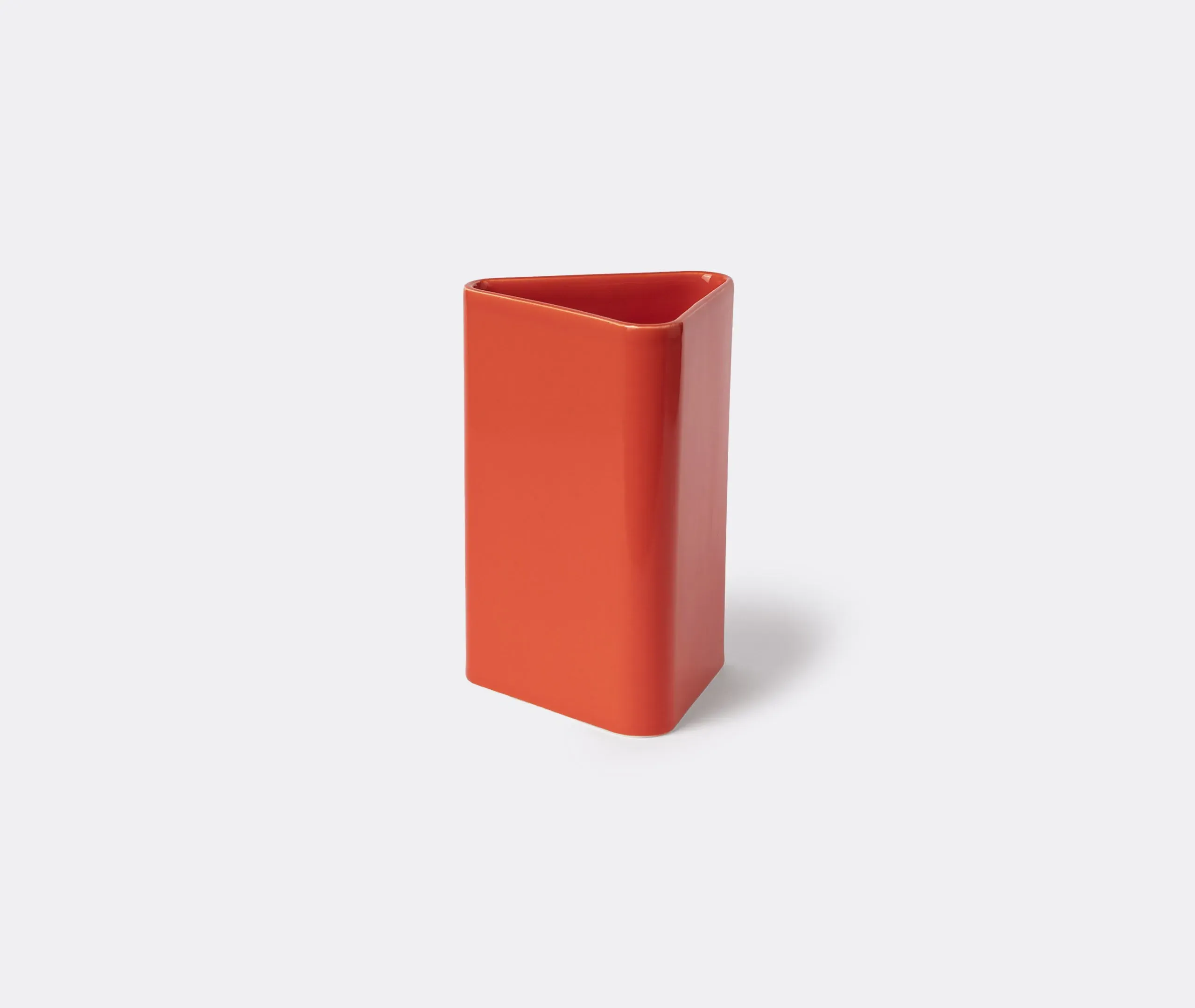 Large Diamond Vase - Red, Ceramic